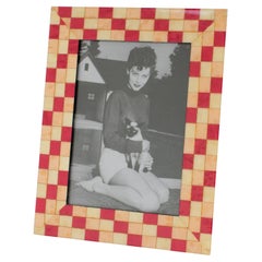 Vintage Christian Dior Marquetry Picture Frame, circa 1980