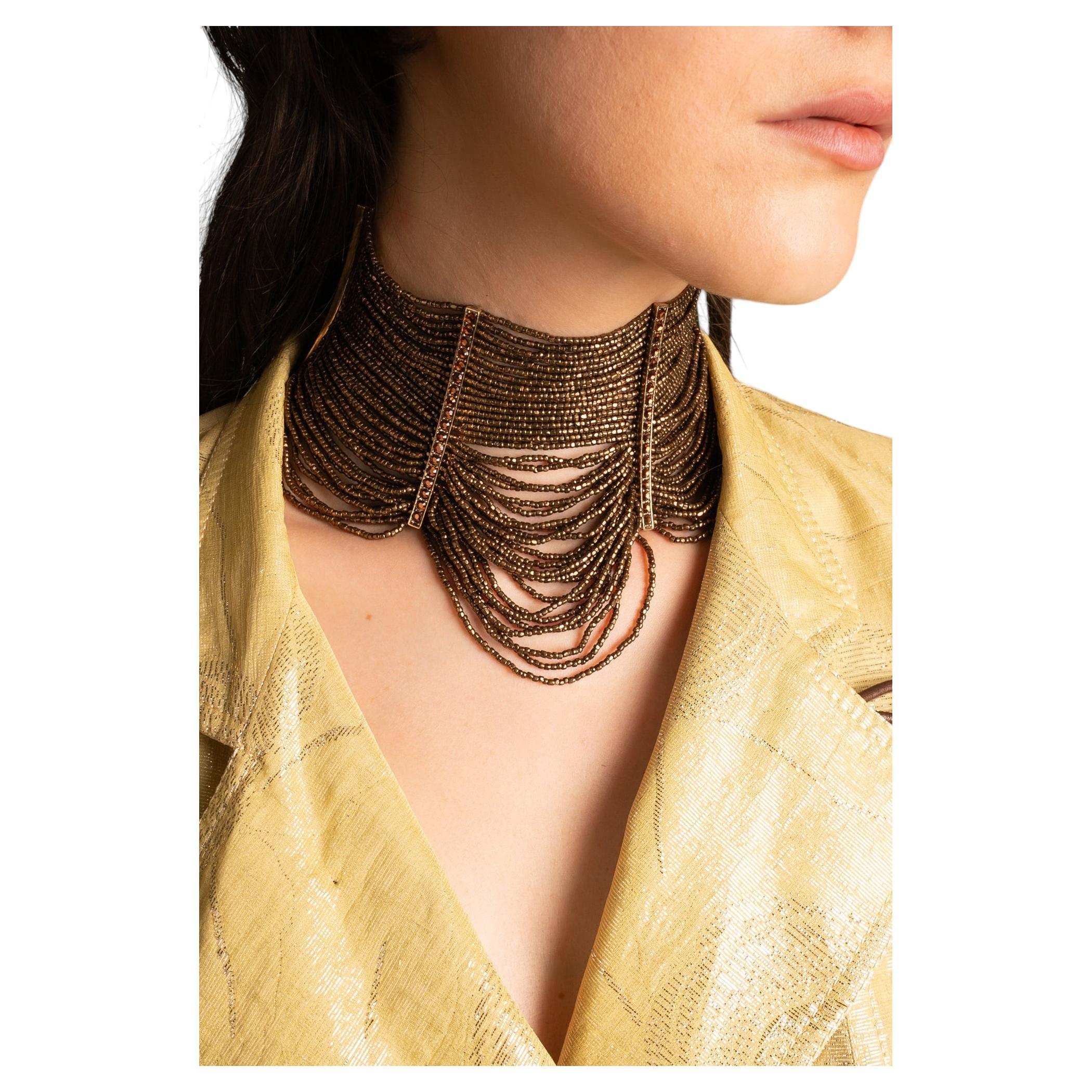 Collar «Massai» de Christian Dior, diseñado por John Galliano, alrededor del año 2000