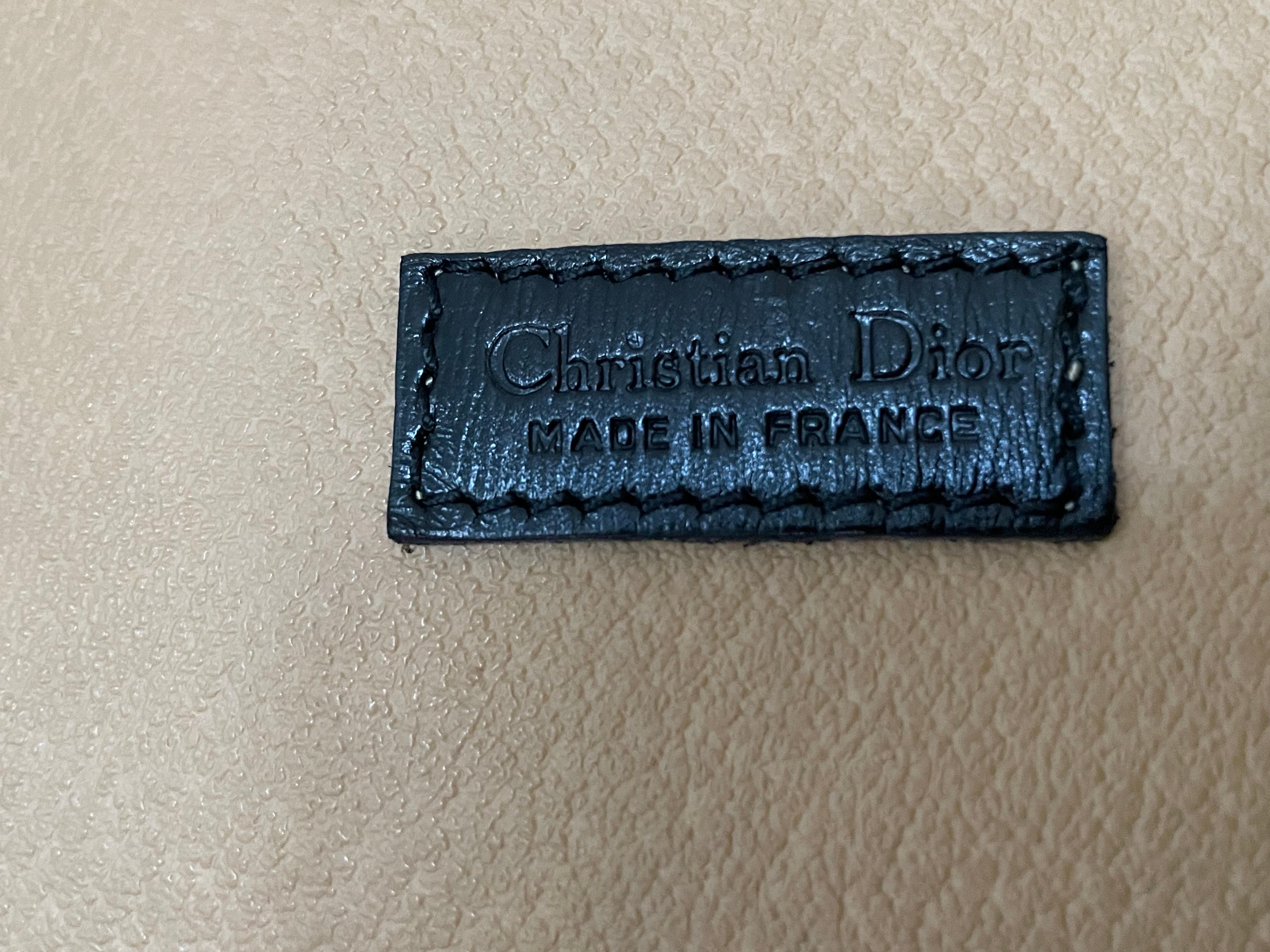 CHRISTIAN DIOR Mallette de transport pour vêtements Maxi monogramme en vente 6