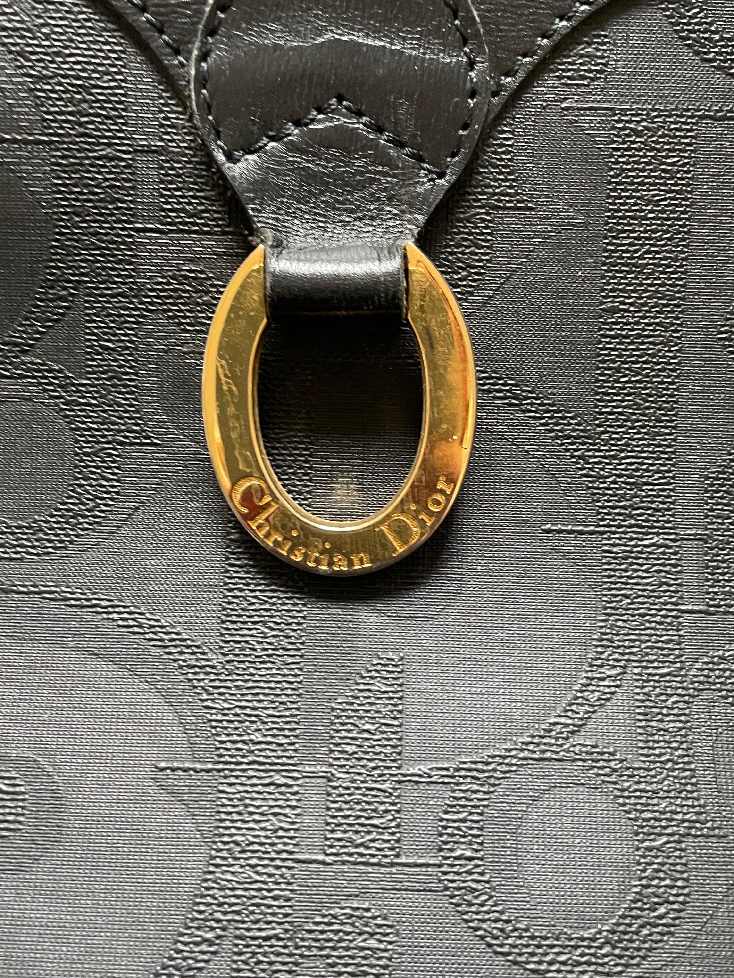 CHRISTIAN DIOR Mallette de transport pour vêtements Maxi monogramme en vente 1