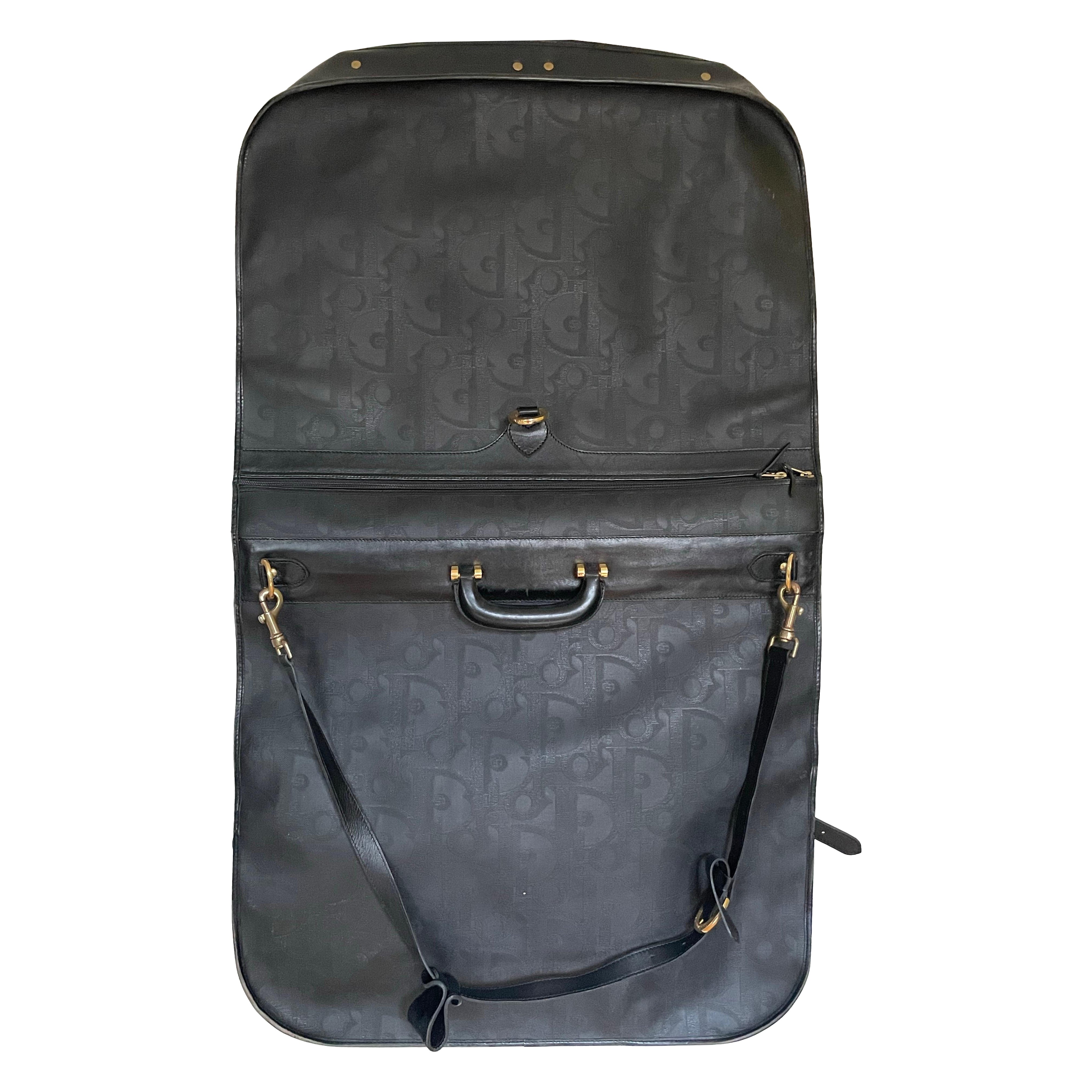 CHRISTIAN DIOR Mallette de transport pour vêtements Maxi monogramme