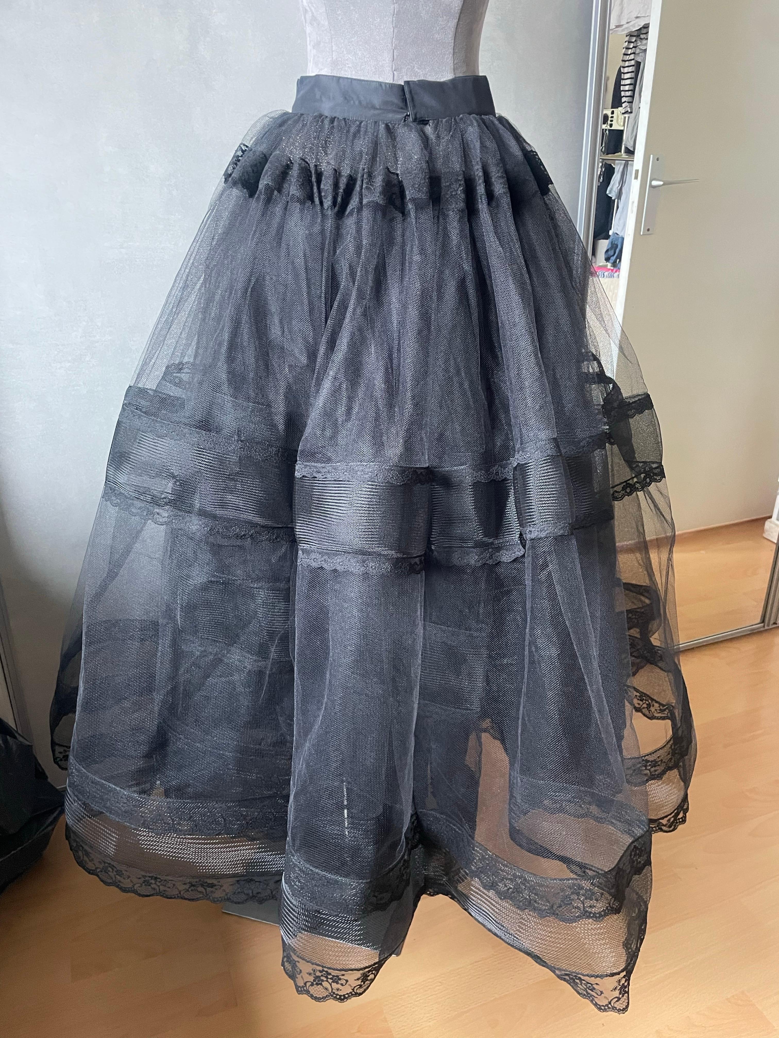 CHRISTIAN DIOR Maxi FALDA de tul vintage en venta 1