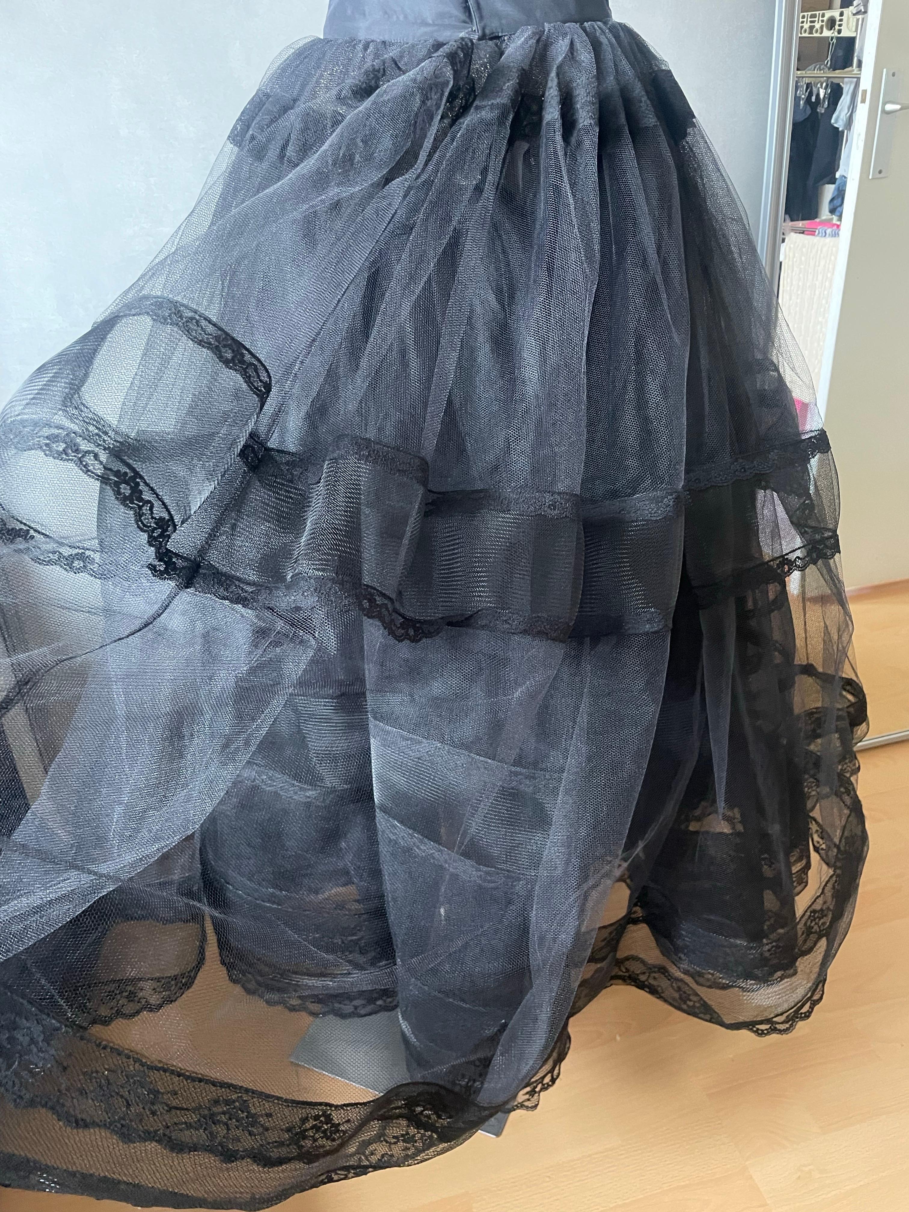 CHRISTIAN DIOR Maxi FALDA de tul vintage en venta 4