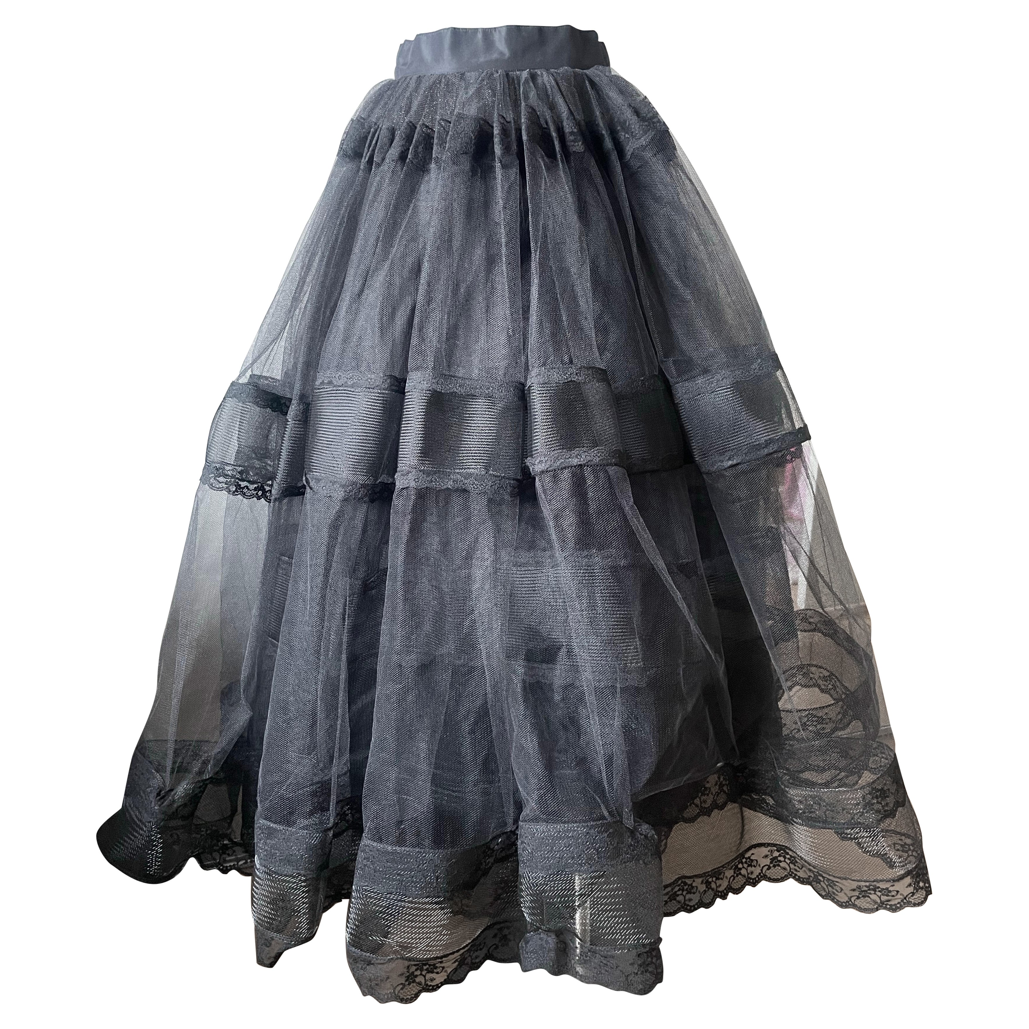 CHRISTIAN DIOR Maxi FALDA de tul vintage en venta