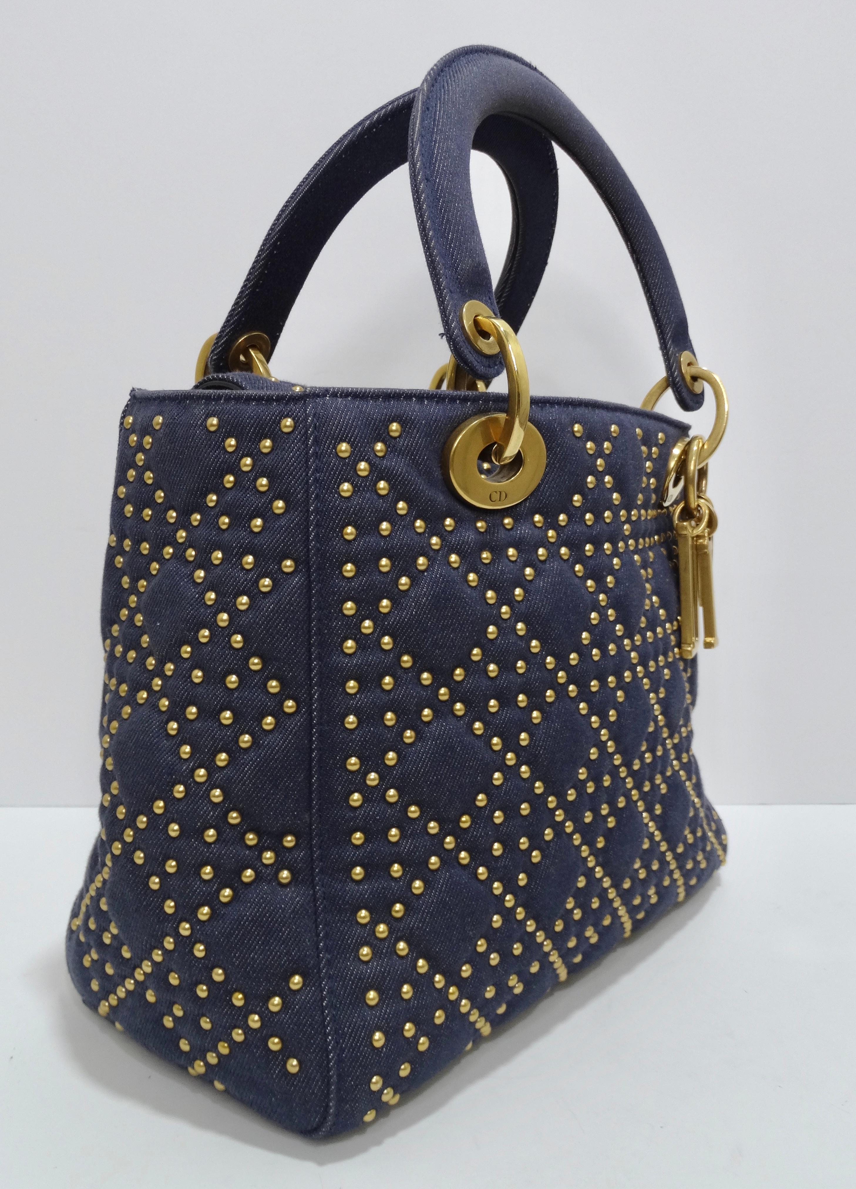 christian dior bag navy blue