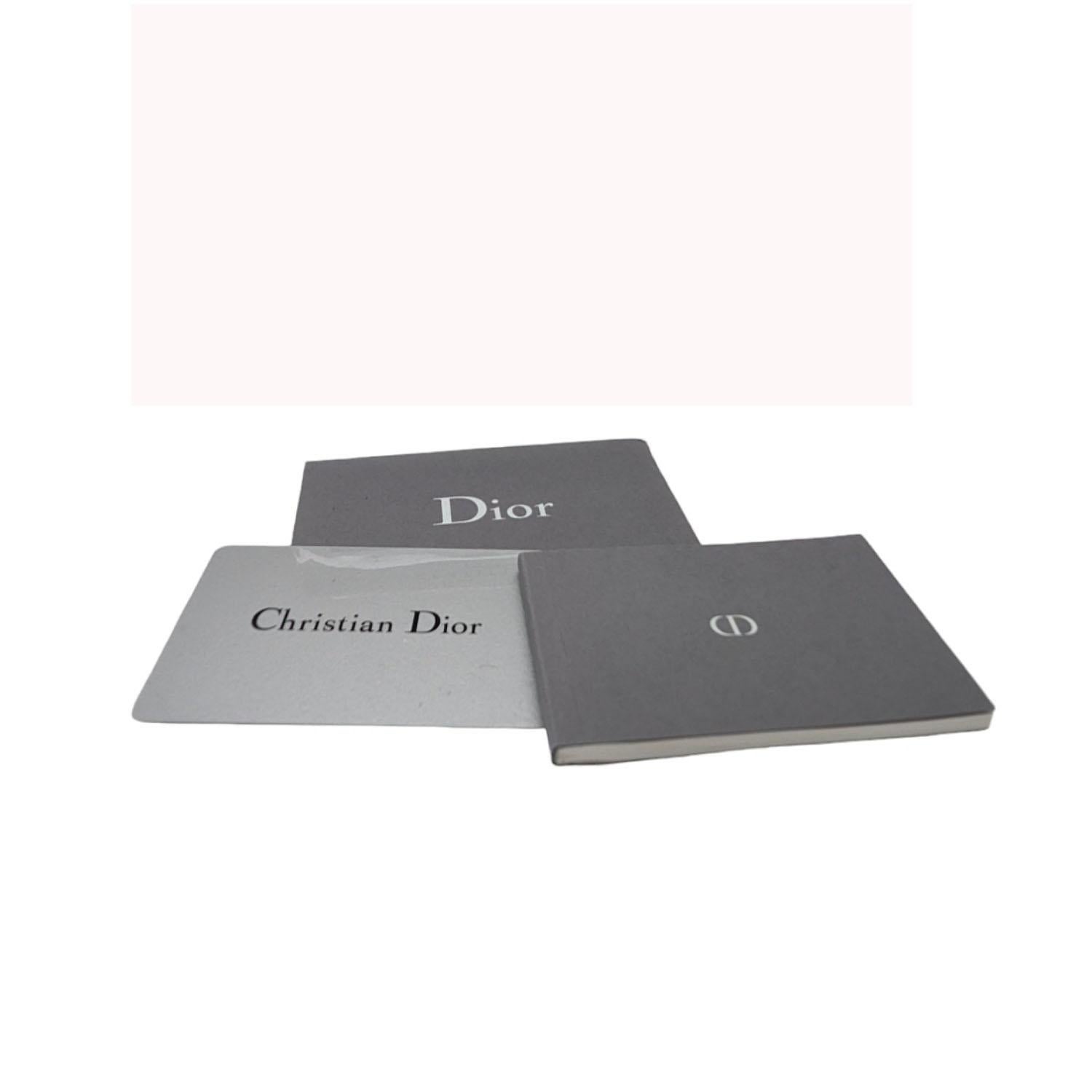 Christian Dior Medium Graue schräge Buchtasche im Angebot 7
