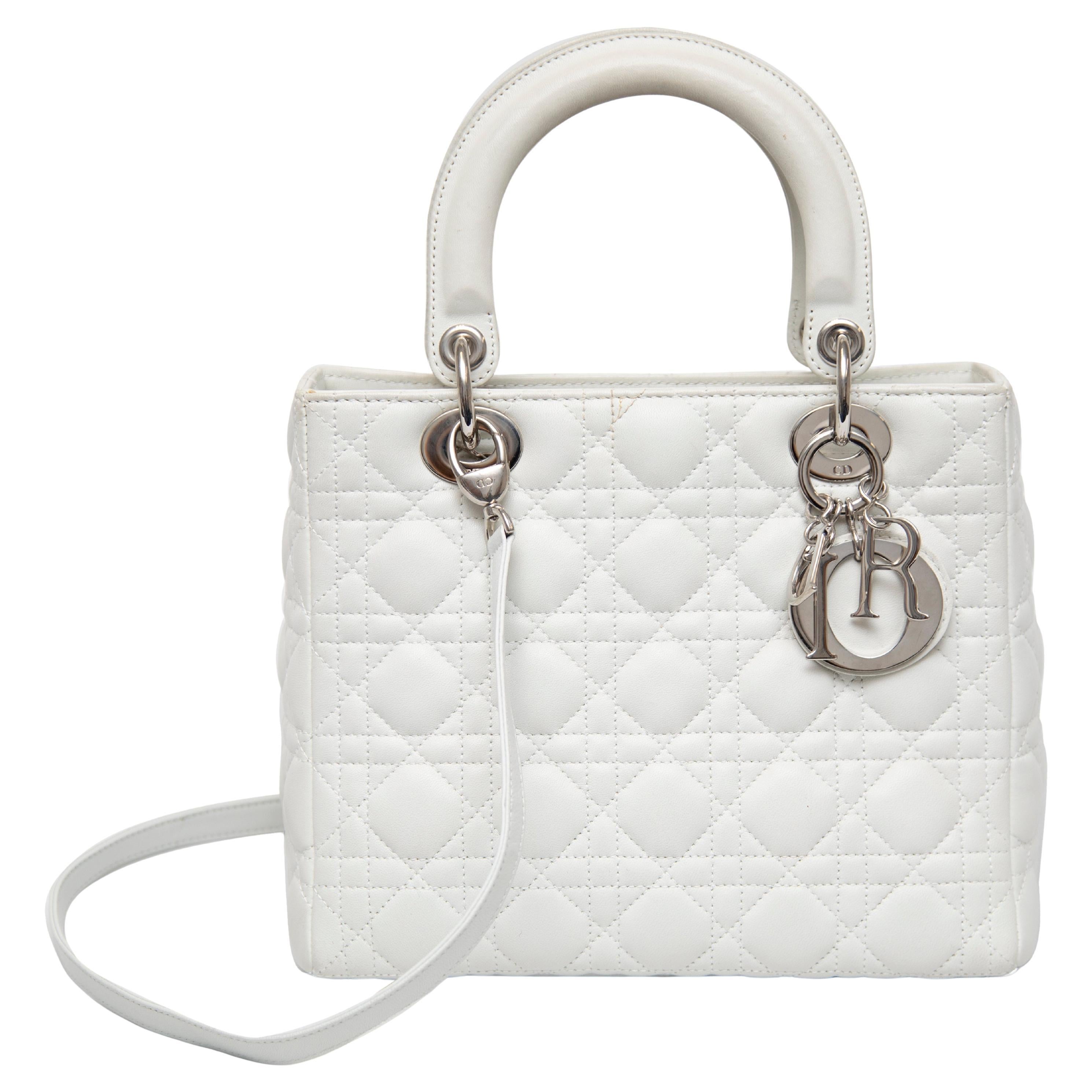 Christian Dior Medium Lady Dior, 2010 For Sale