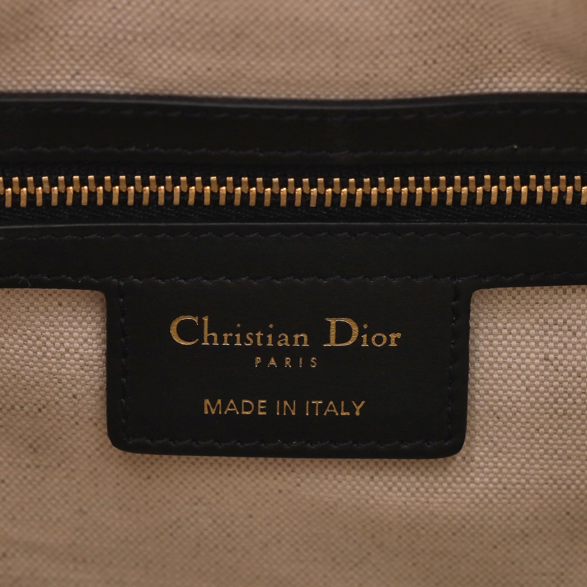 Christian Dior Medium Leather Vibe Bowling Bag 5
