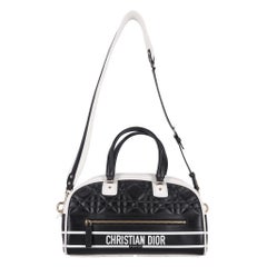 Christian Dior Medium Leather Vibe Bowling Bag