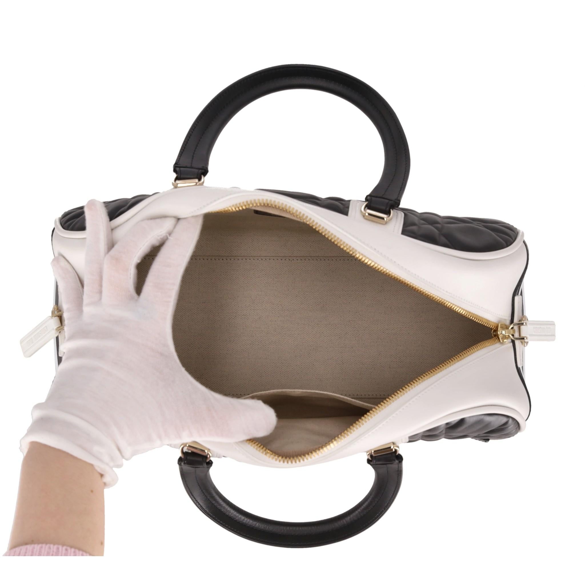 Christian Dior Medium Leather Vibe Bowling Bag 2