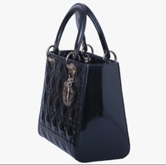 Christian Dior Medium Patent Cannage Lady Dior - '10s