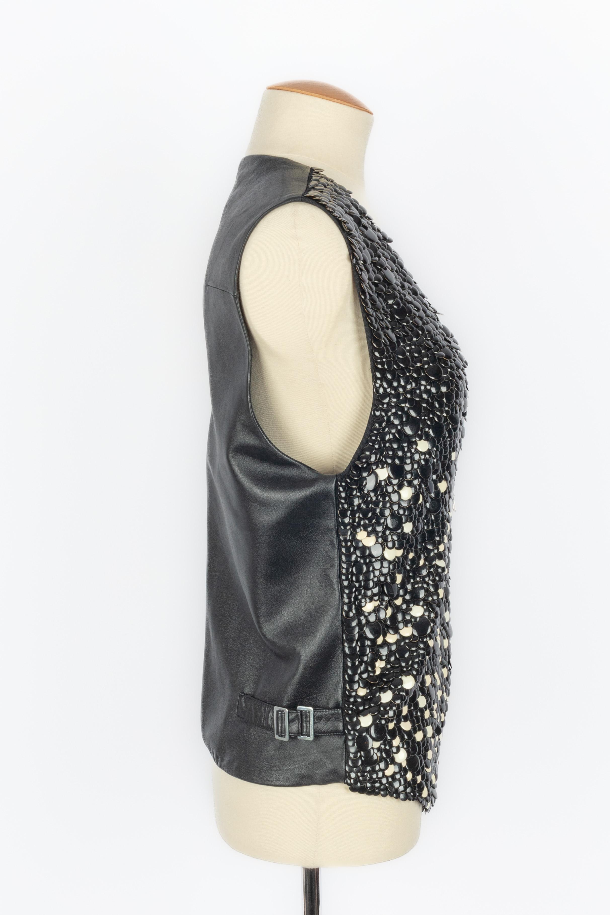 Noir Christian Dior - Gilet d'hiver 2007 en vente