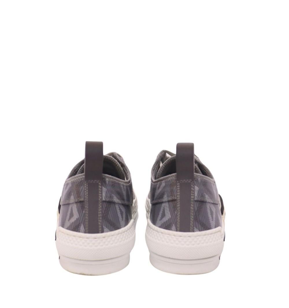 Christian Dior Men's Oblique B23 Low Top Sneakers EU 42 For Sale 2