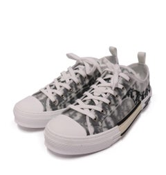 Baskets basses pour hommes Christian Dior B23 en filet oblique et PVC taille EU 43,5