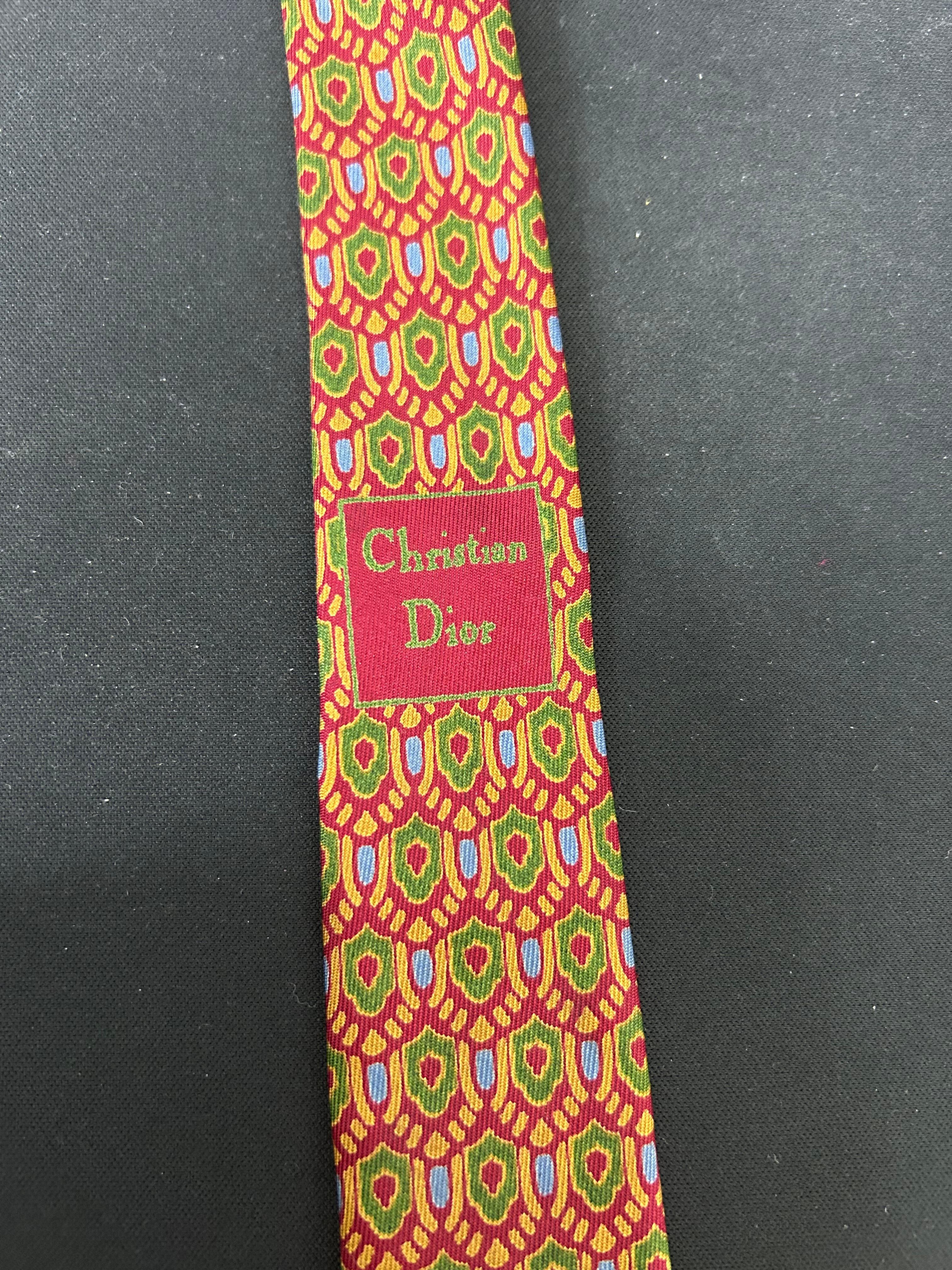 Cravate vintage pour hommes Christian Dior Pour femmes en vente