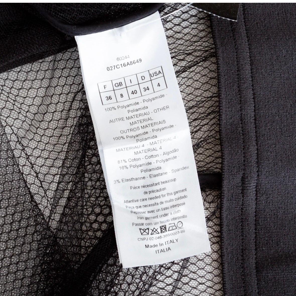 Christian Dior Mesh Logo Bomber Jacket  For Sale 5