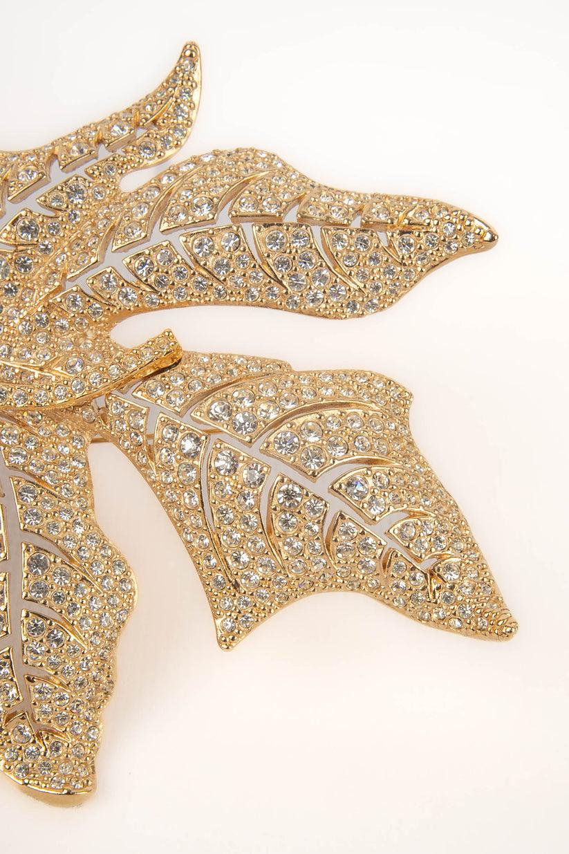 Christian Dior Metal Brooch For Sale 1