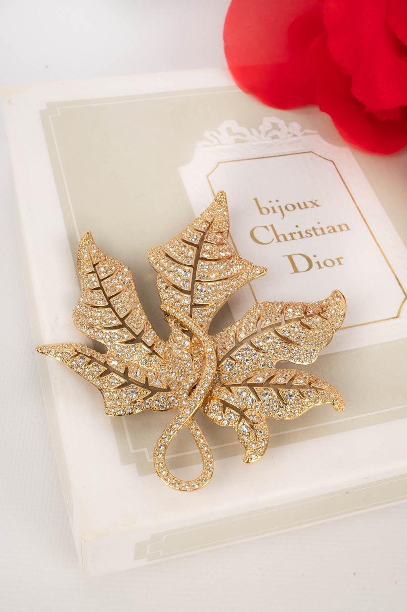 Christian Dior Metal Brooch For Sale 4