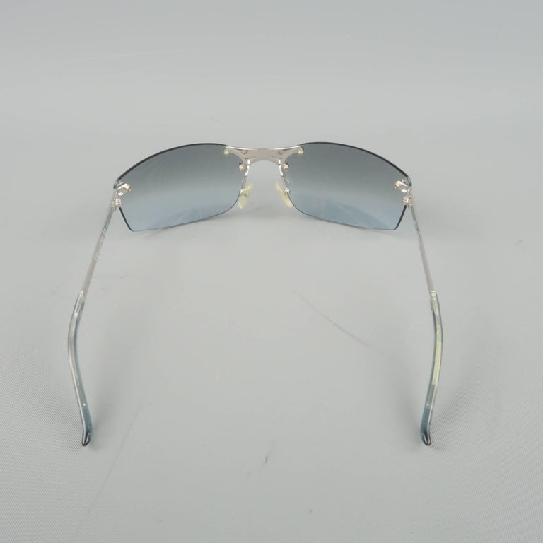 小物 Christian Dior sunglasses rimless star Authentic Preowned Dior Silver Square Frame Star Sunglasses