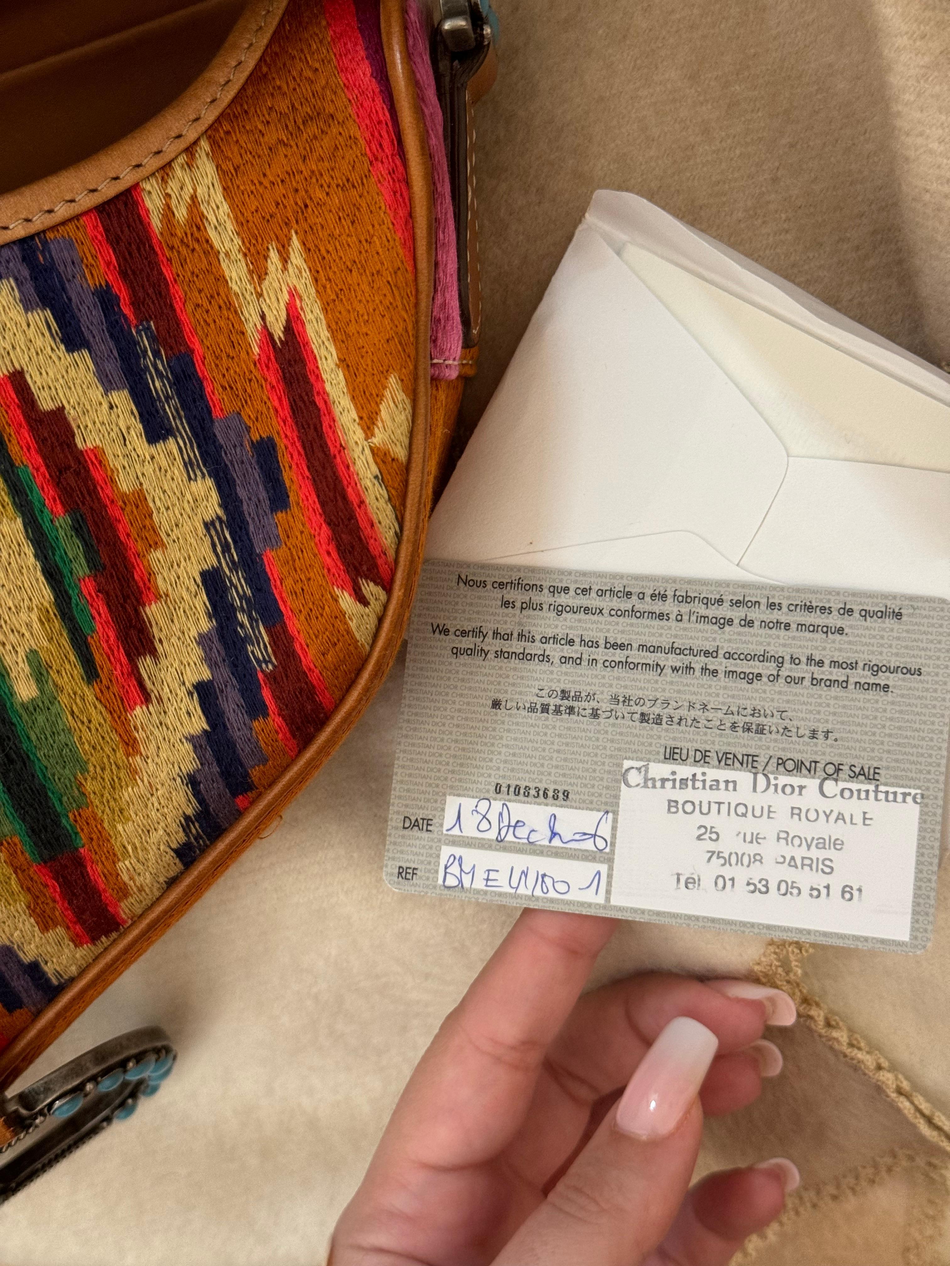 Christian Dior Mexico Saddle bag anniversary limited edition by John Galliano 5