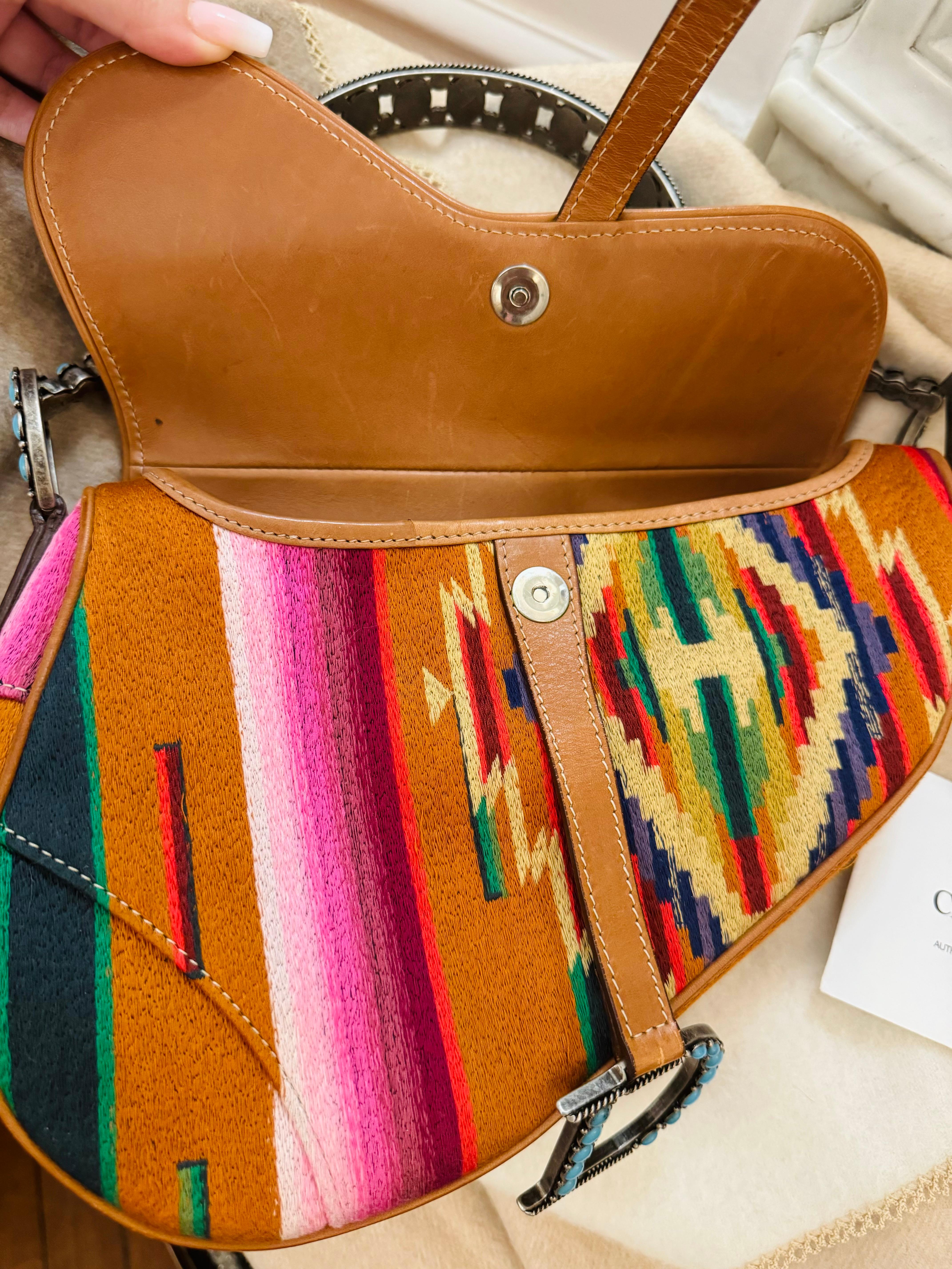 Christian Dior Mexico Saddle bag anniversary limited edition by John Galliano 6