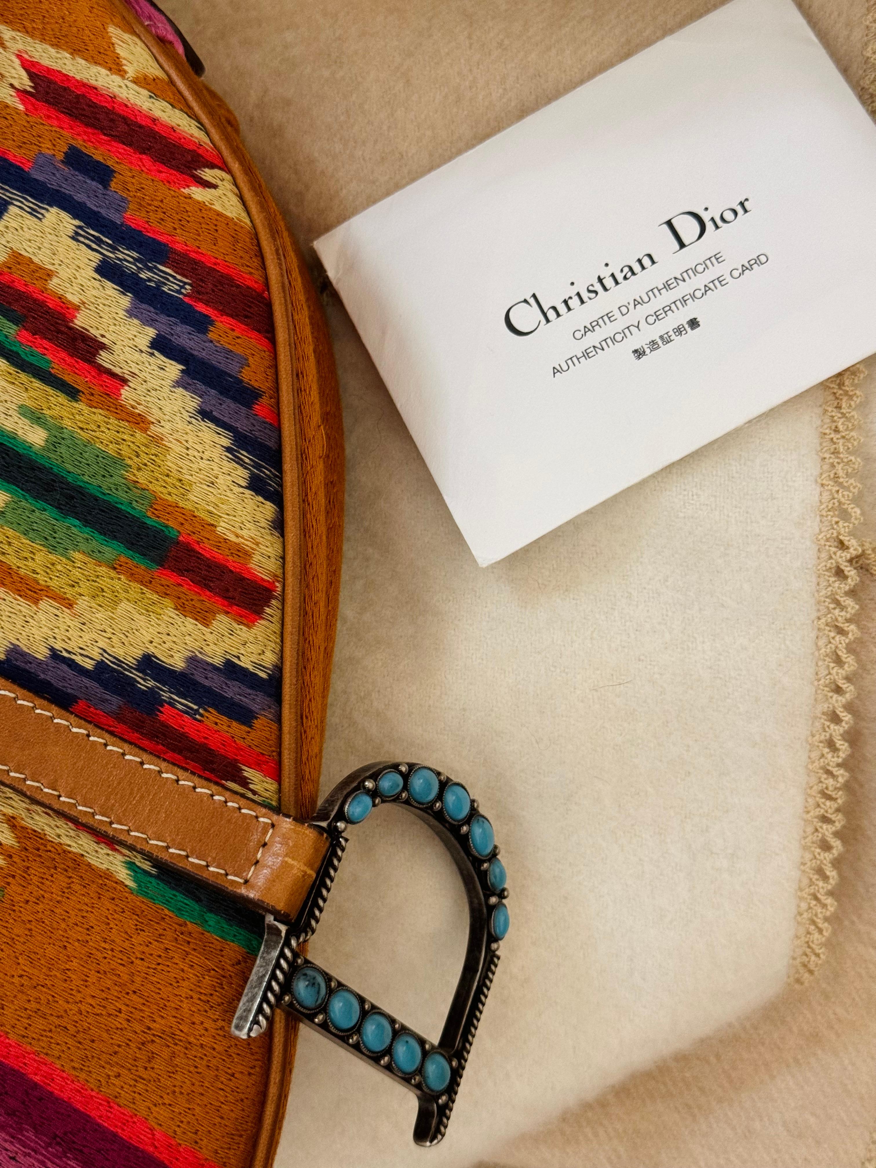 Christian Dior Mexico Saddle bag anniversary limited edition by John Galliano 7