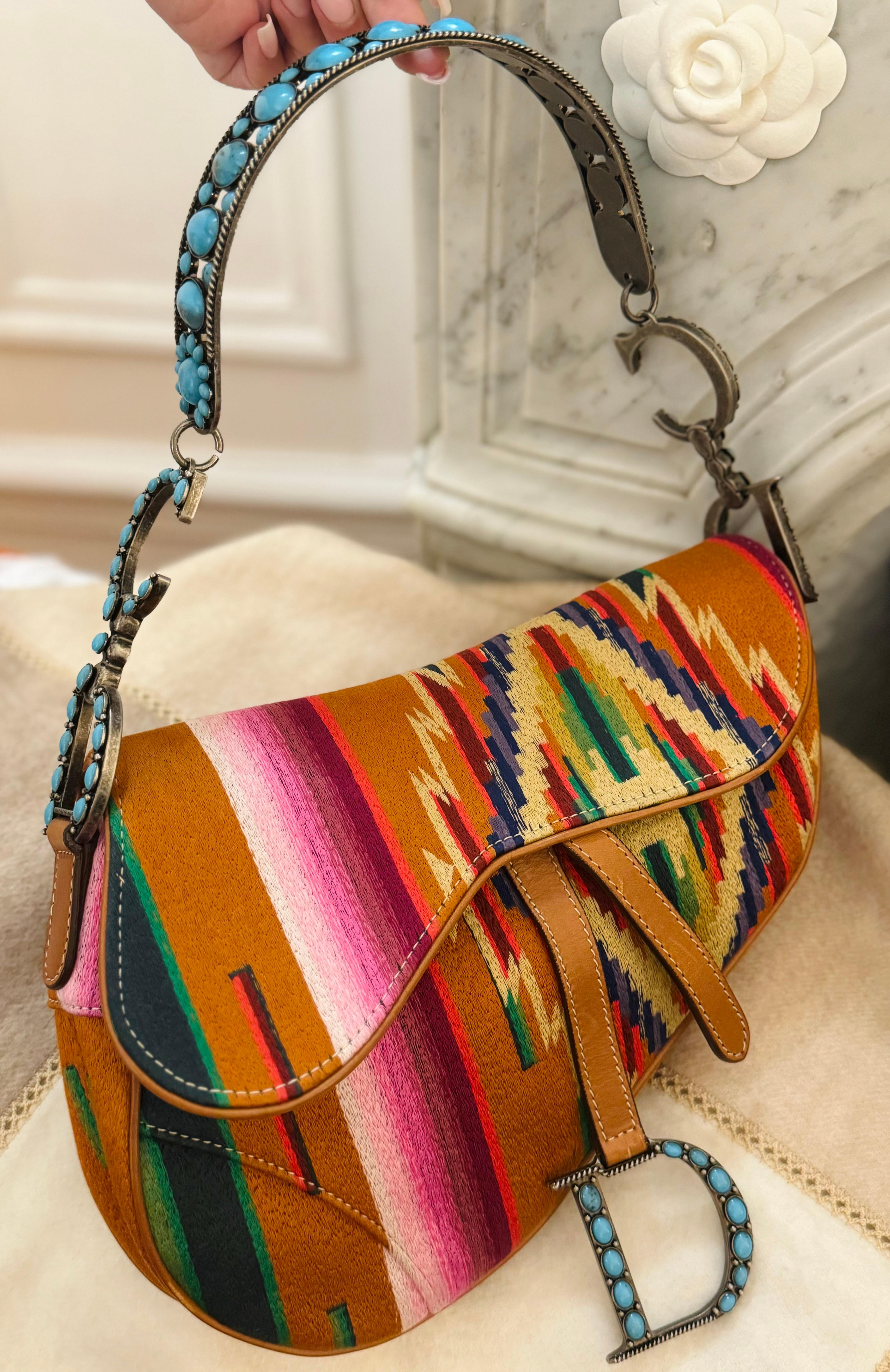 Christian Dior Mexico Saddle bag anniversary limited edition by John Galliano 2