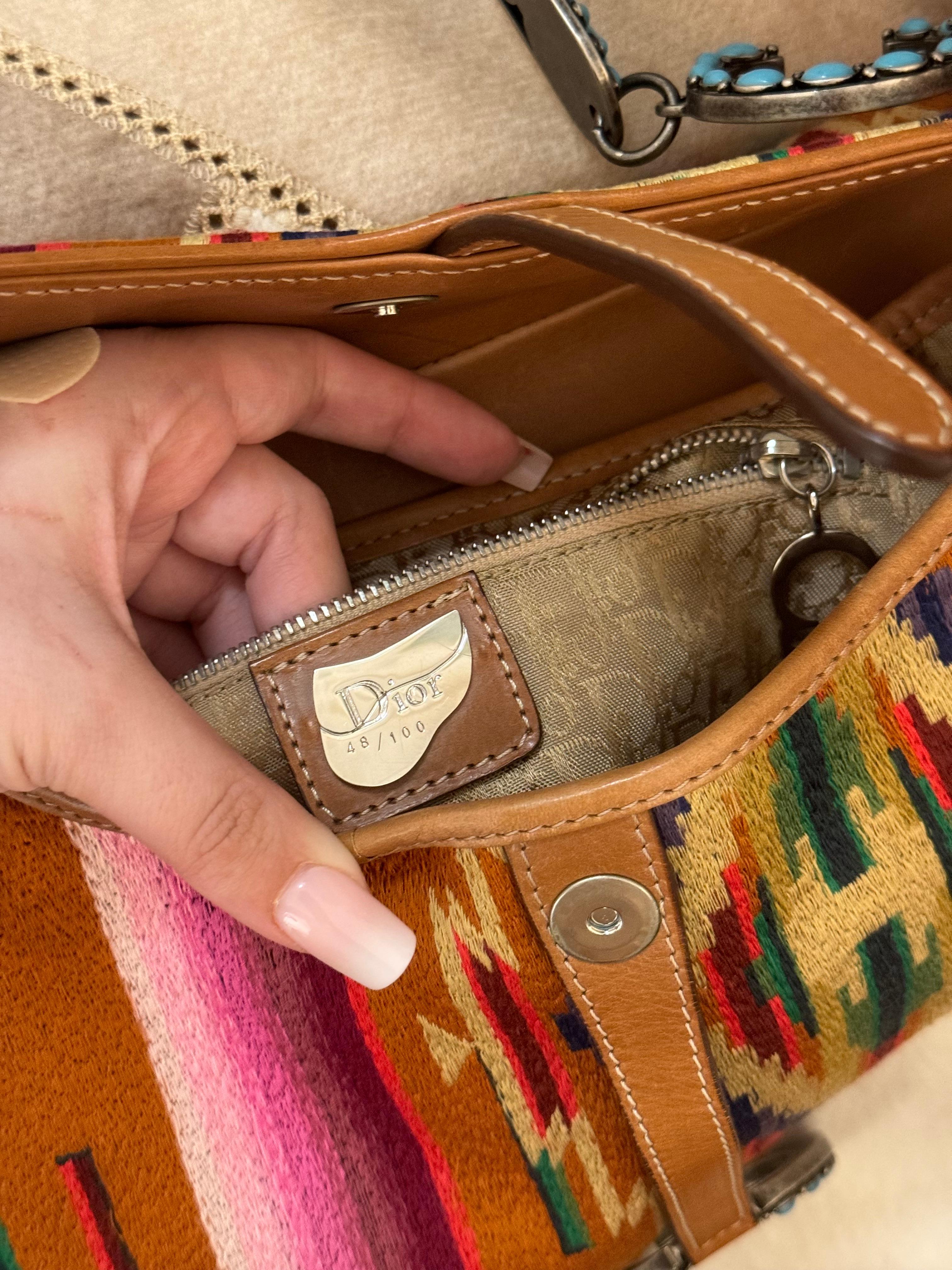 Christian Dior Mexico Saddle bag anniversary limited edition by John Galliano 3