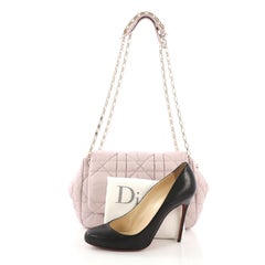 Christian Dior Milly La Foret Handbag Cannage Quilt Lambskin Medium