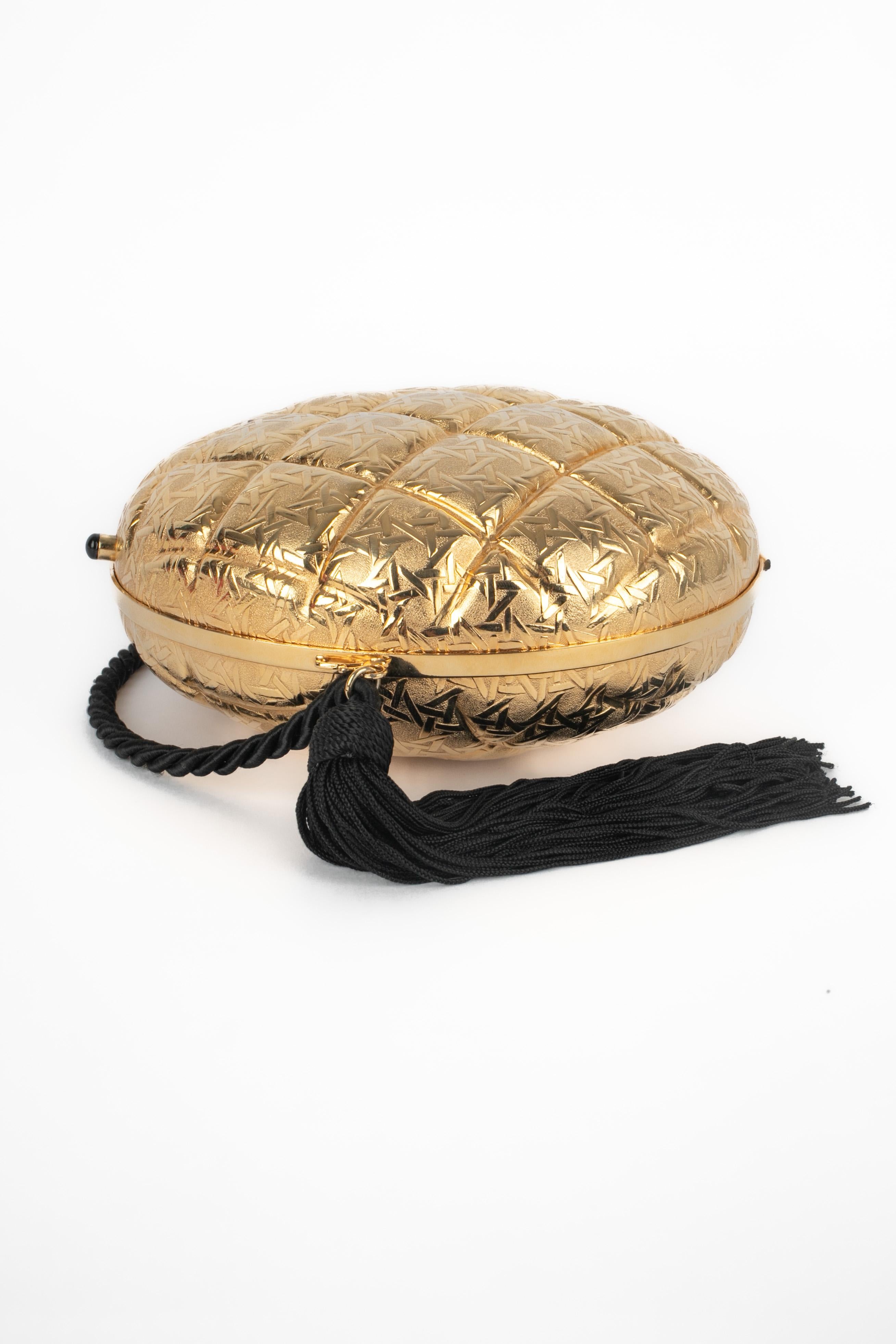 Sac Christian Dior minaudière 1990 Excellent état - En vente à SAINT-OUEN-SUR-SEINE, FR