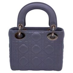 Christian Dior Mini Lady Dior Tote bag Gray chai bag shoulderbag