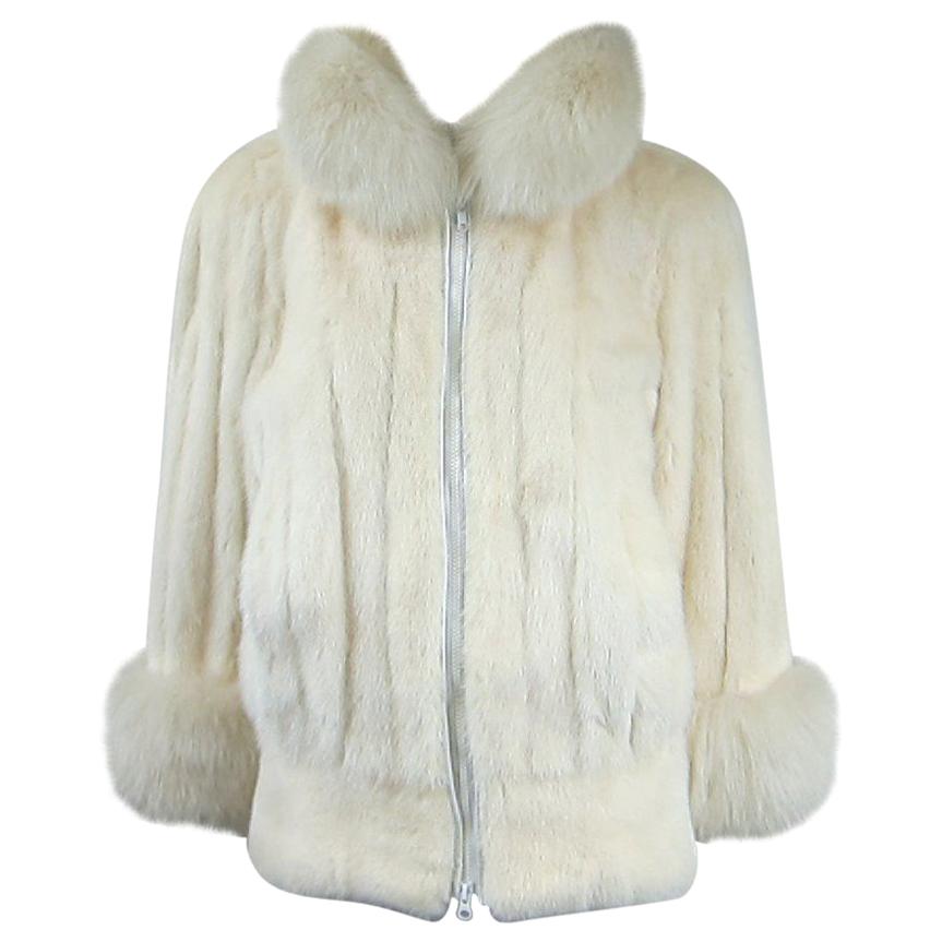 Christian Dior Mink and Fox Jacket Christian Dior Fourrure Coat For Sale at  1stDibs