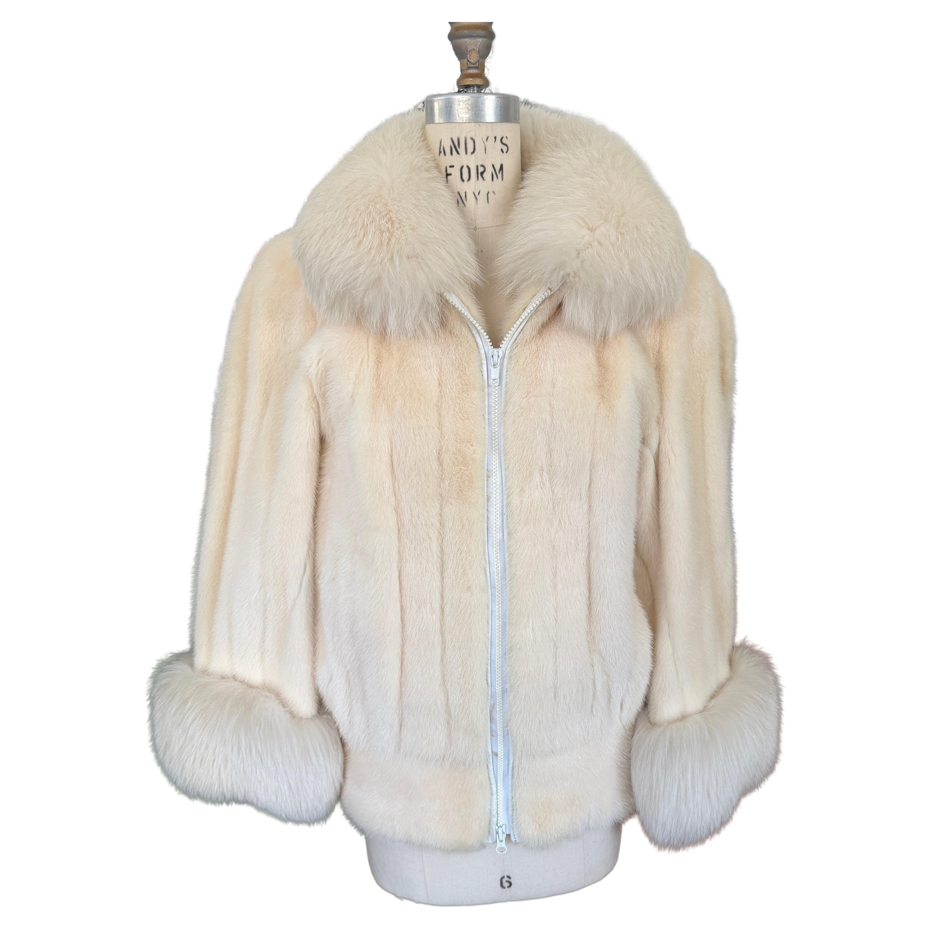 Christian Dior Mink & Fox Jacket  Fourrure Coat
