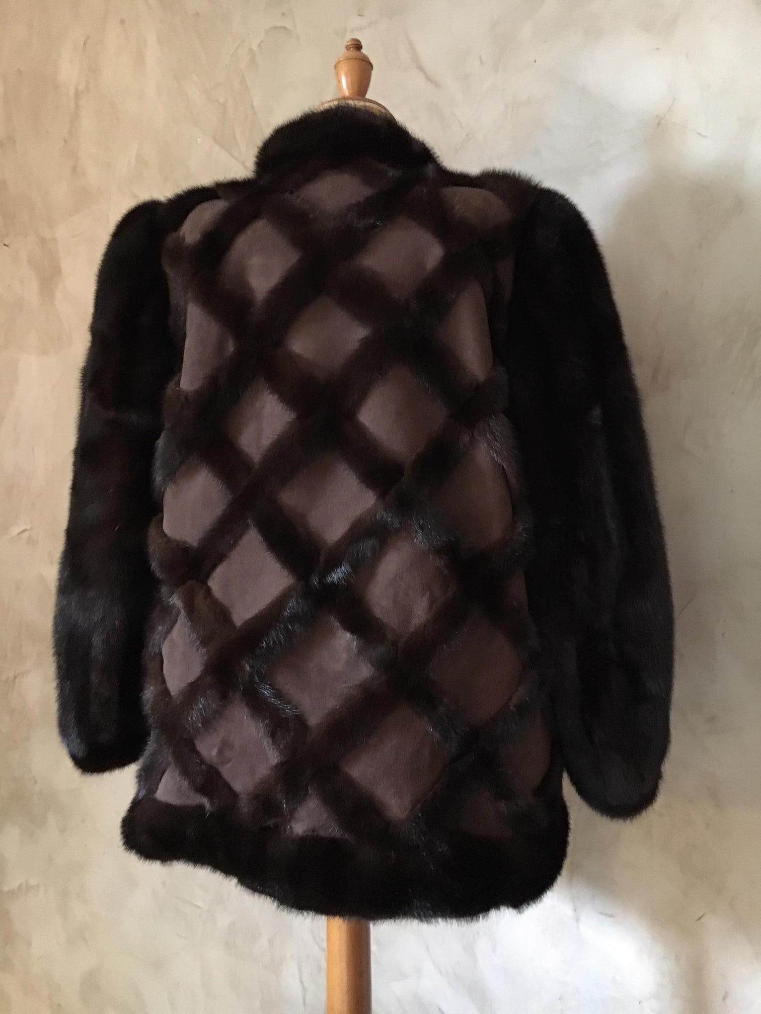 Christian Dior Mink Fur and Suede Bomber Coat 3