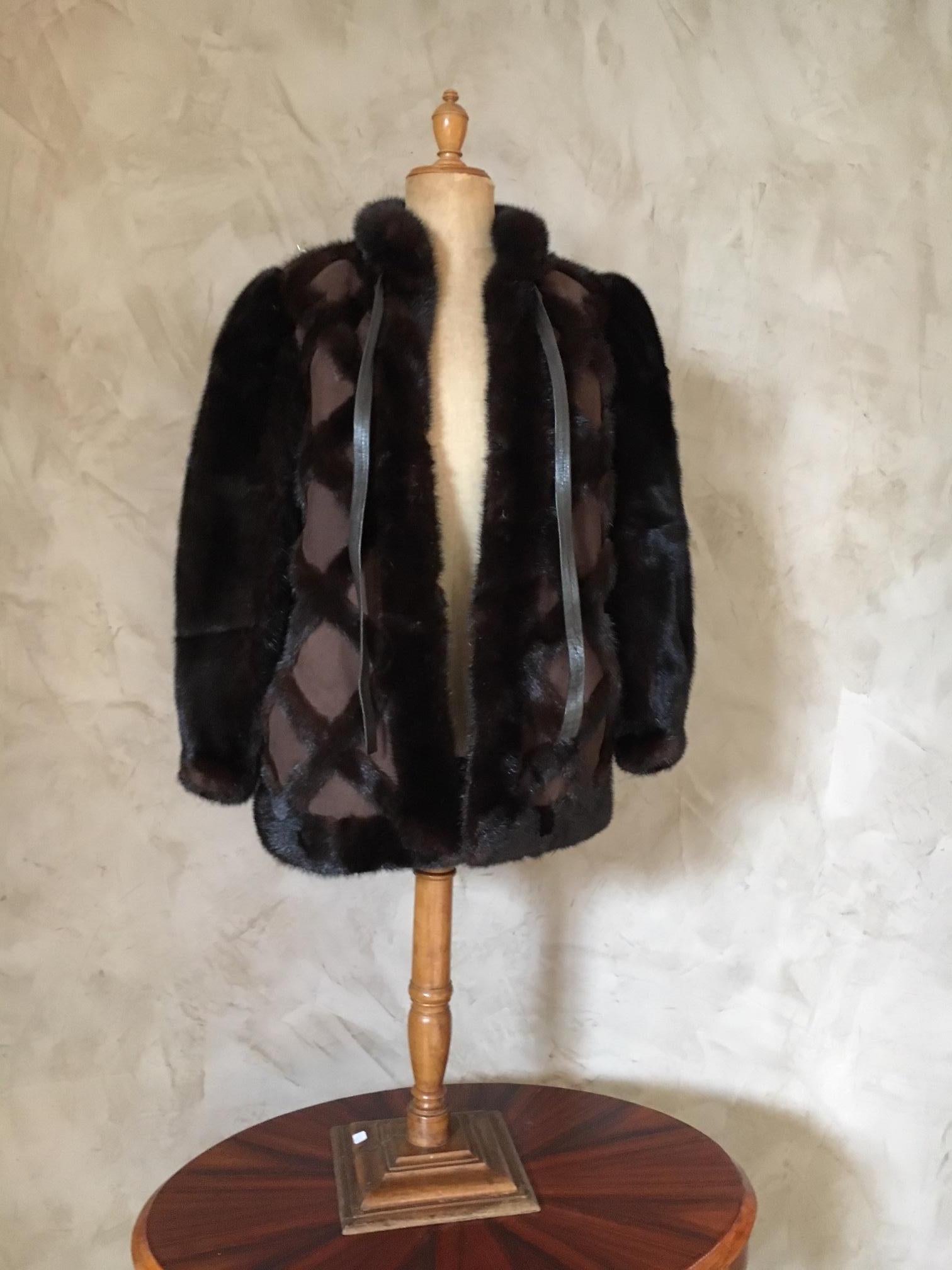Christian Dior Mink Fur and Suede Bomber Coat 4
