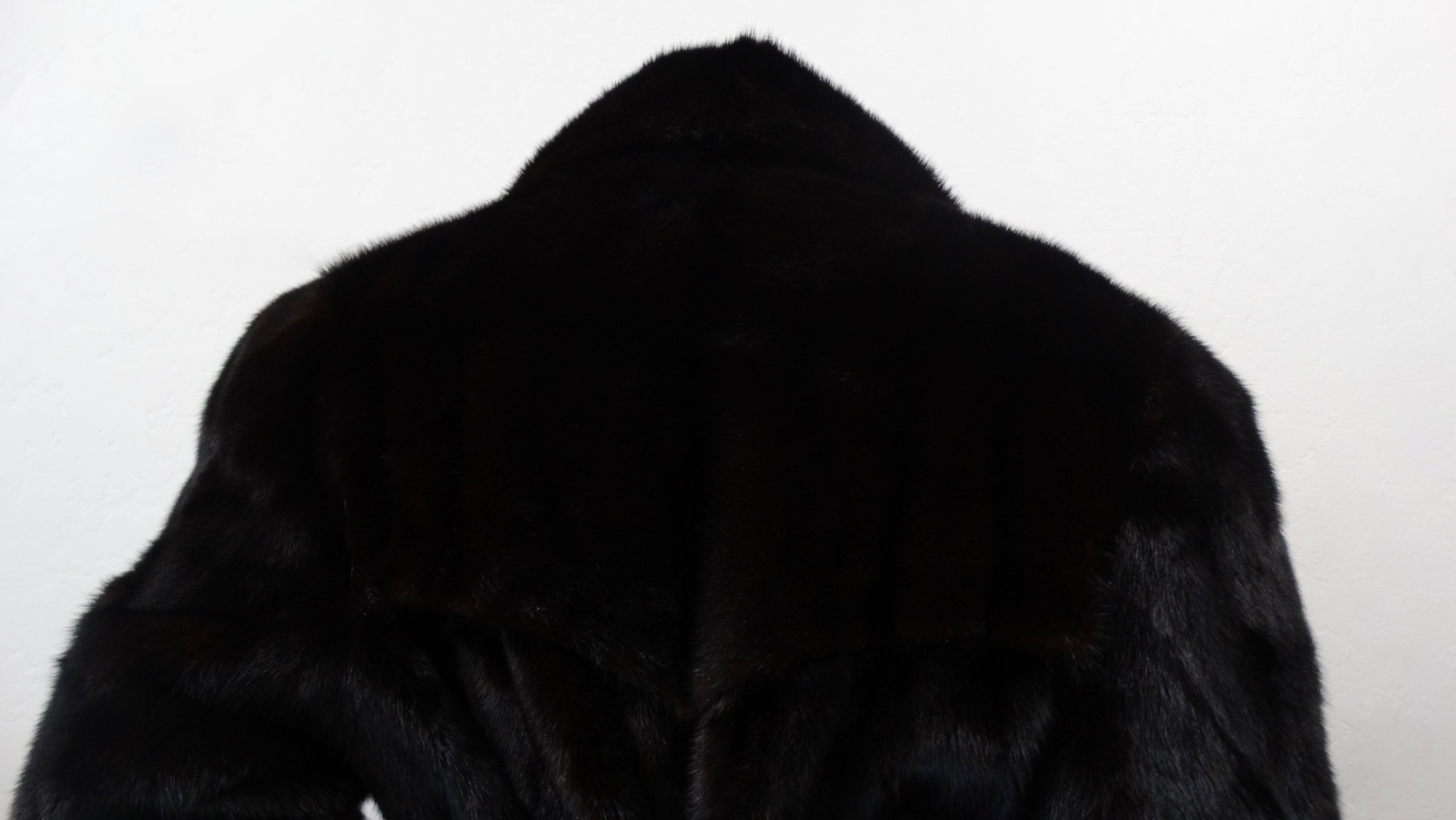 Christian Dior Mink Fur Belted Coat  1