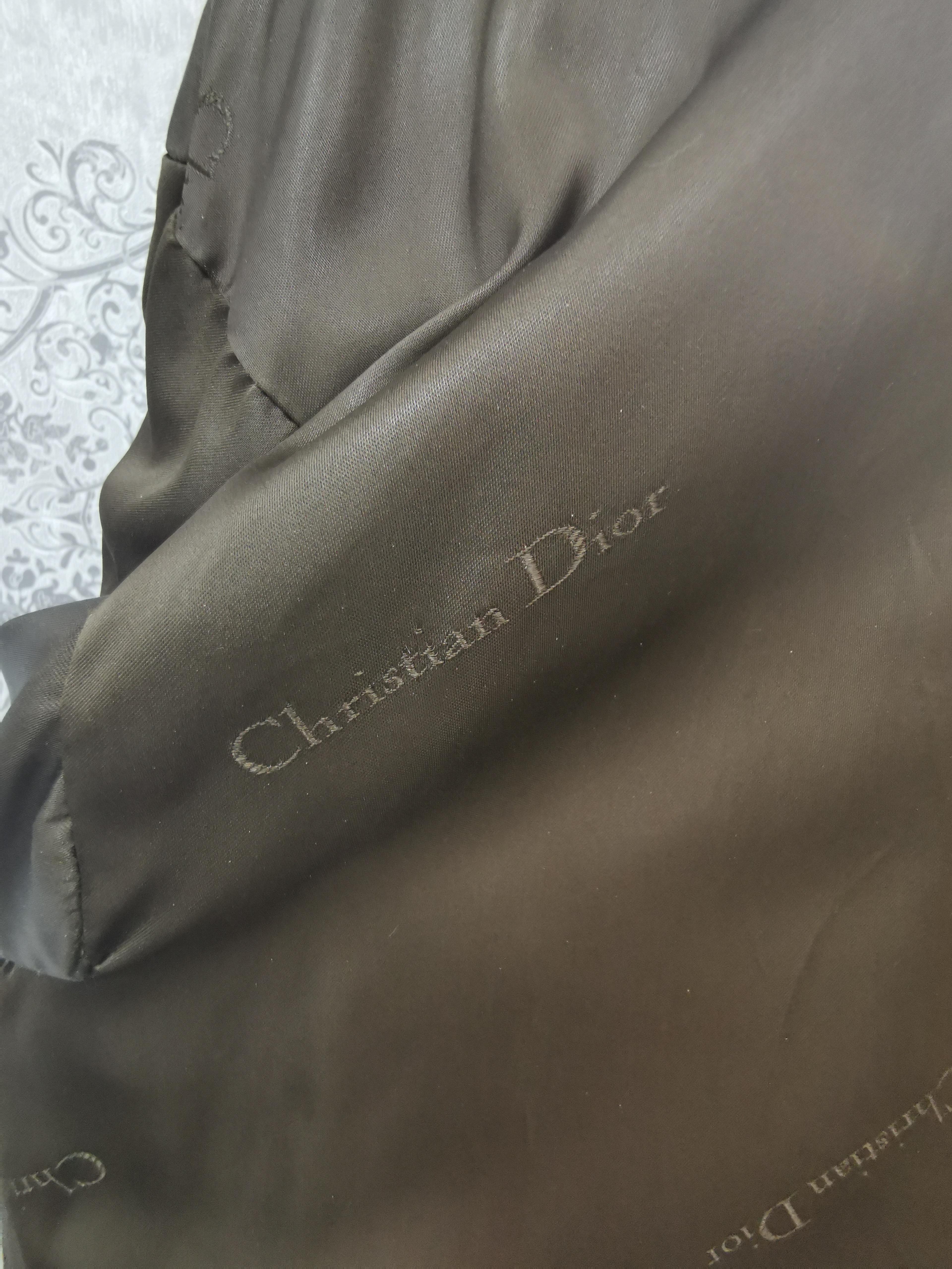 Manteau en fourrure de vison Christian dior taille 18 en vente 4