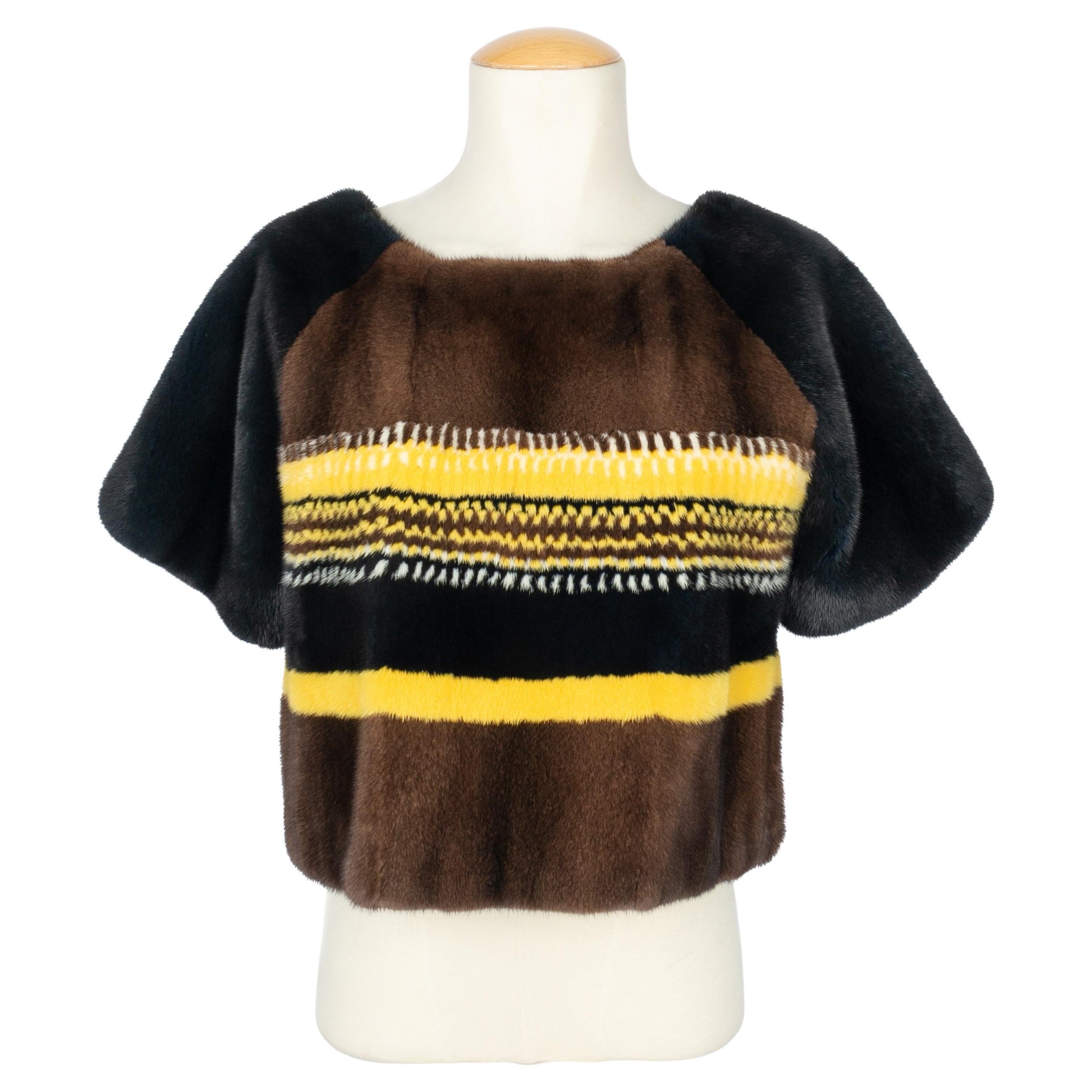 Christian Dior mink top