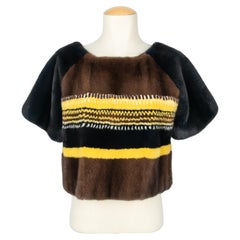 Christian Dior mink top Christian Dior mink top