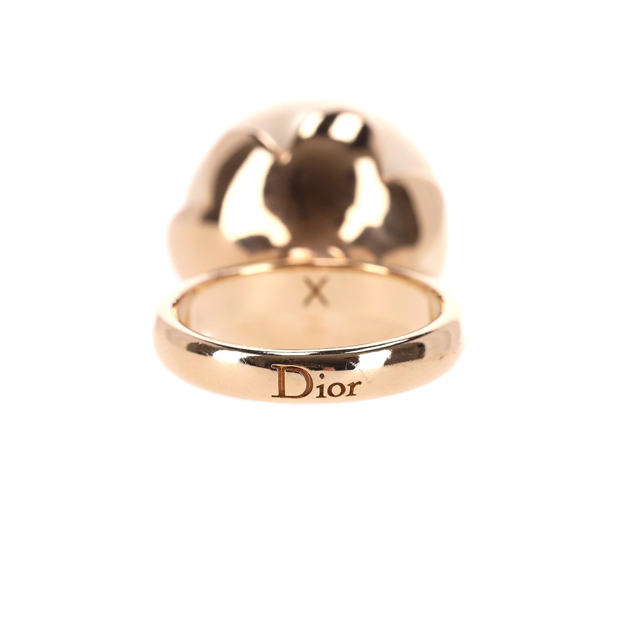 Women's Christian Dior Mise En Dior Pearl Tribal Ring For Sale