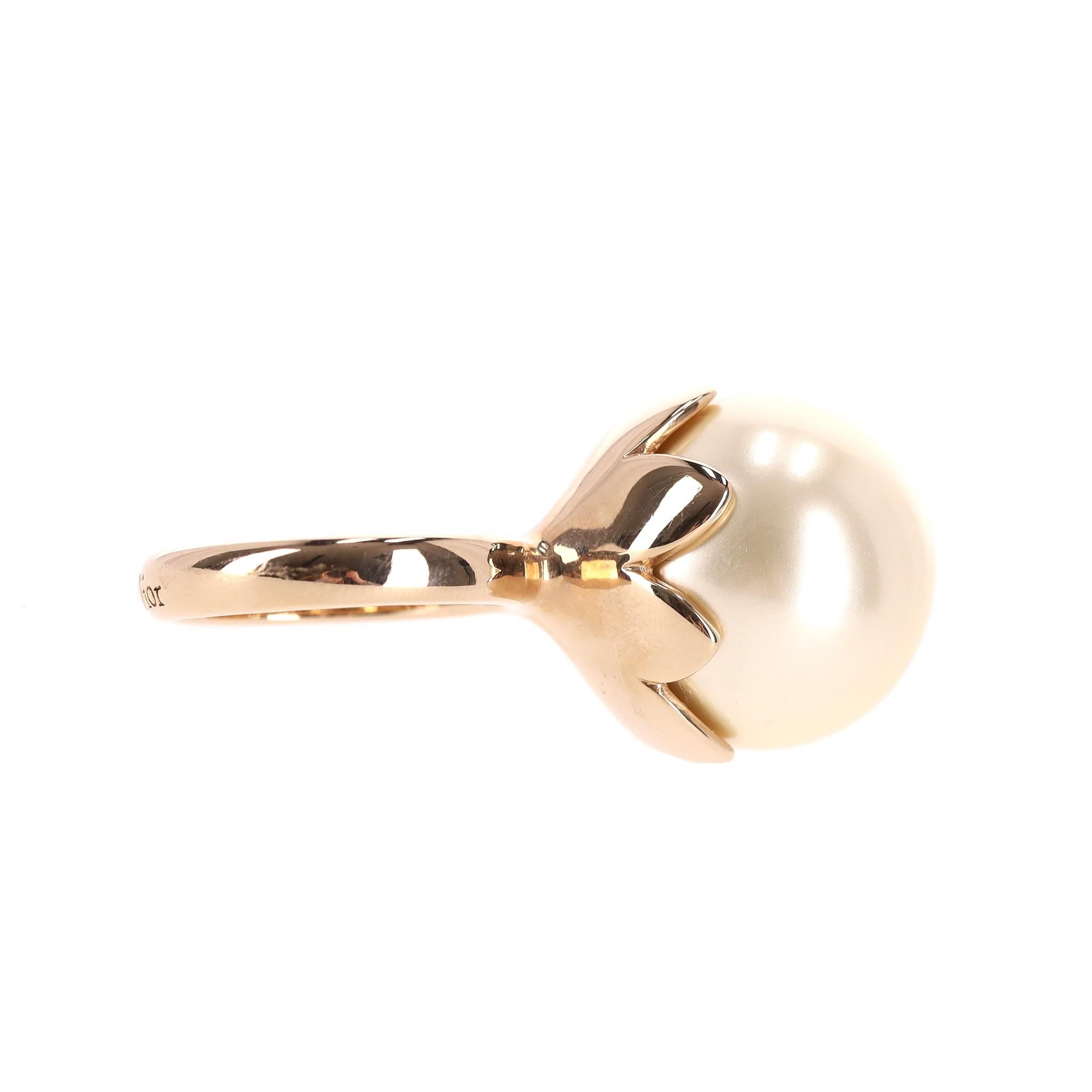 Christian Dior Mise En Dior Pearl Tribal Ring For Sale 1