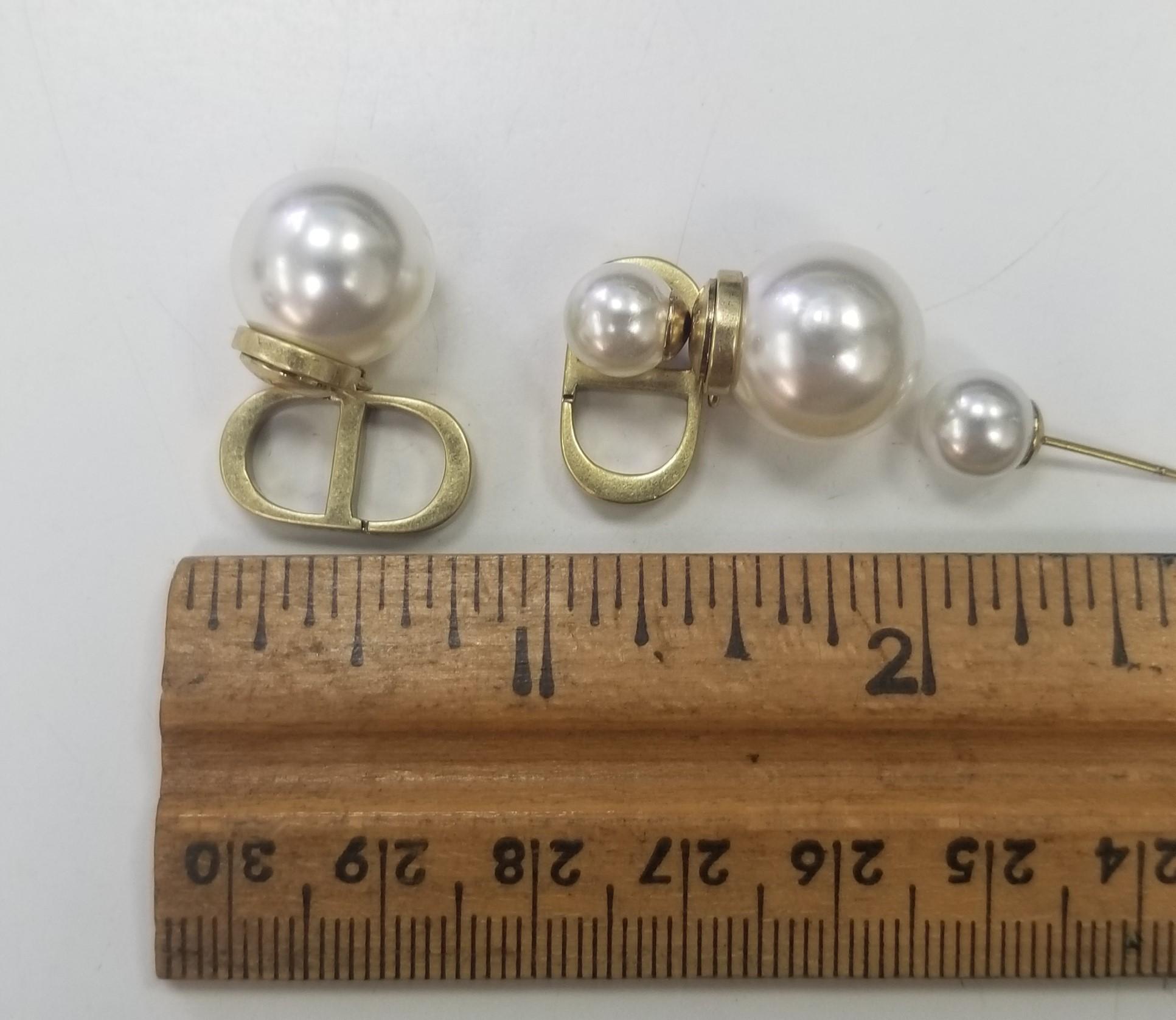 dior clover earrings