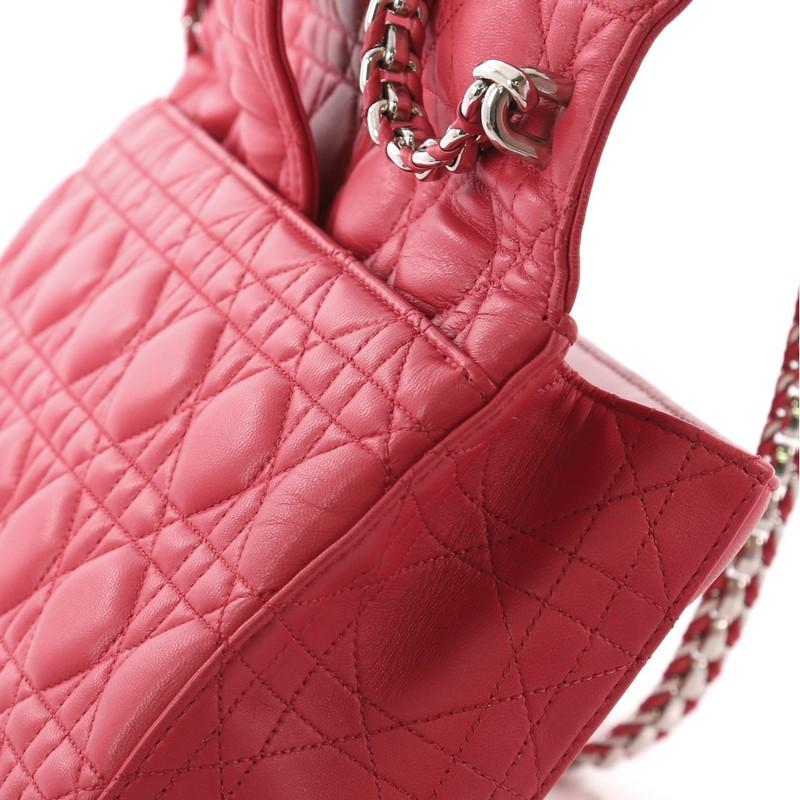 Christian Dior Miss Dior Flap Bag Cannage Quilt Lambskin Medium 3