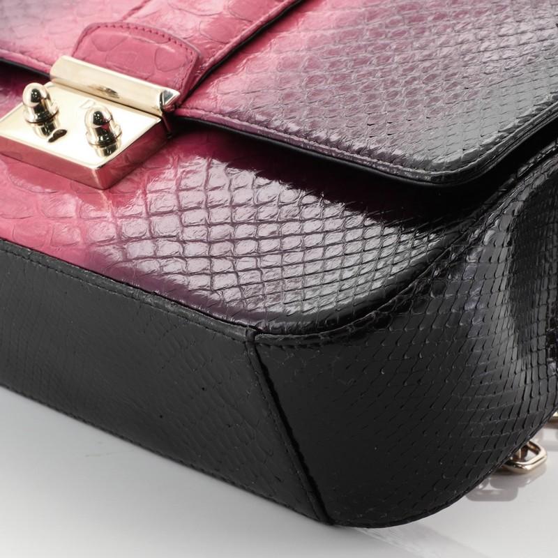 Christian Dior Miss Dior Flap Bag Ombre Python Medium 1