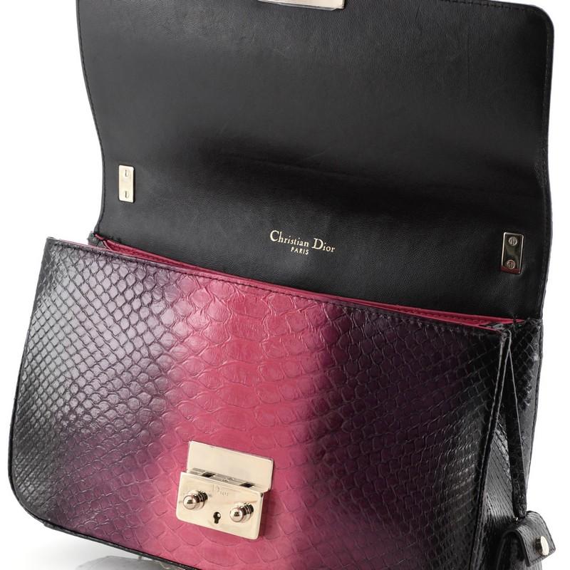 Christian Dior Miss Dior Flap Bag Ombre Python Medium 3