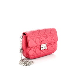 Christian Dior Miss Dior Promenade Bag Cannage Quilt Lambskin