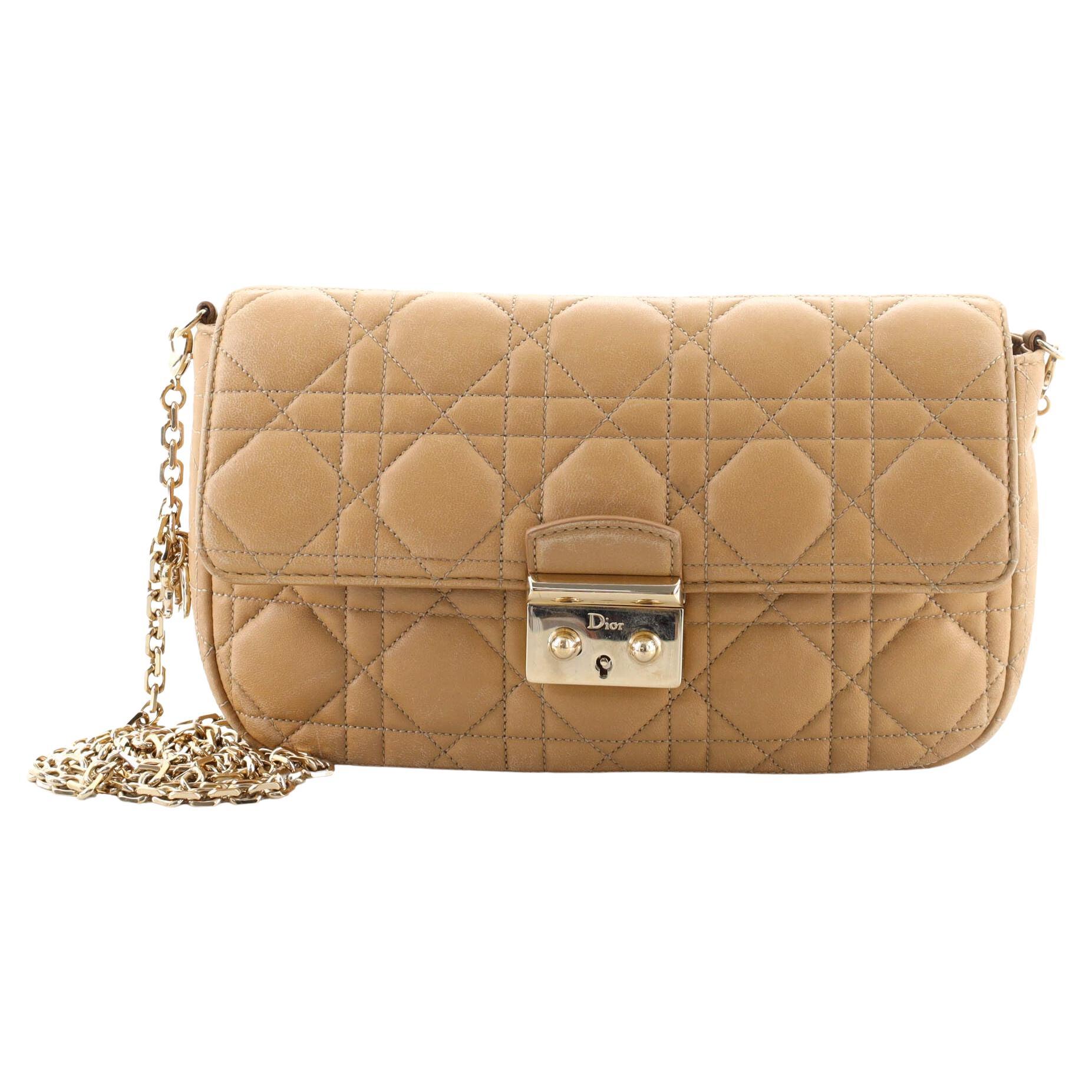 Christian Dior Miss Dior Promenade Bag Cannage Quilt Lambskin For Sale at  1stDibs