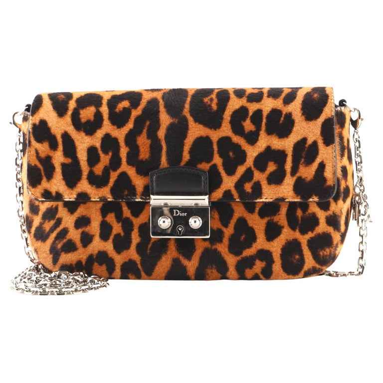 Christian Dior Miss Dior Promenade Bag Printed Pony Hair For Sale at