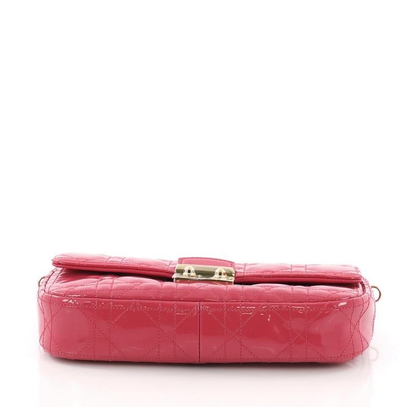 Women's or Men's Christian Dior Miss Dior Promenade Handbag Cannage Quilt Patent