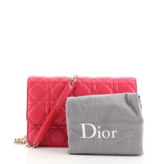 Christian Dior Miss Dior Promenade Pouch Cannage Quilt Lambskin Large